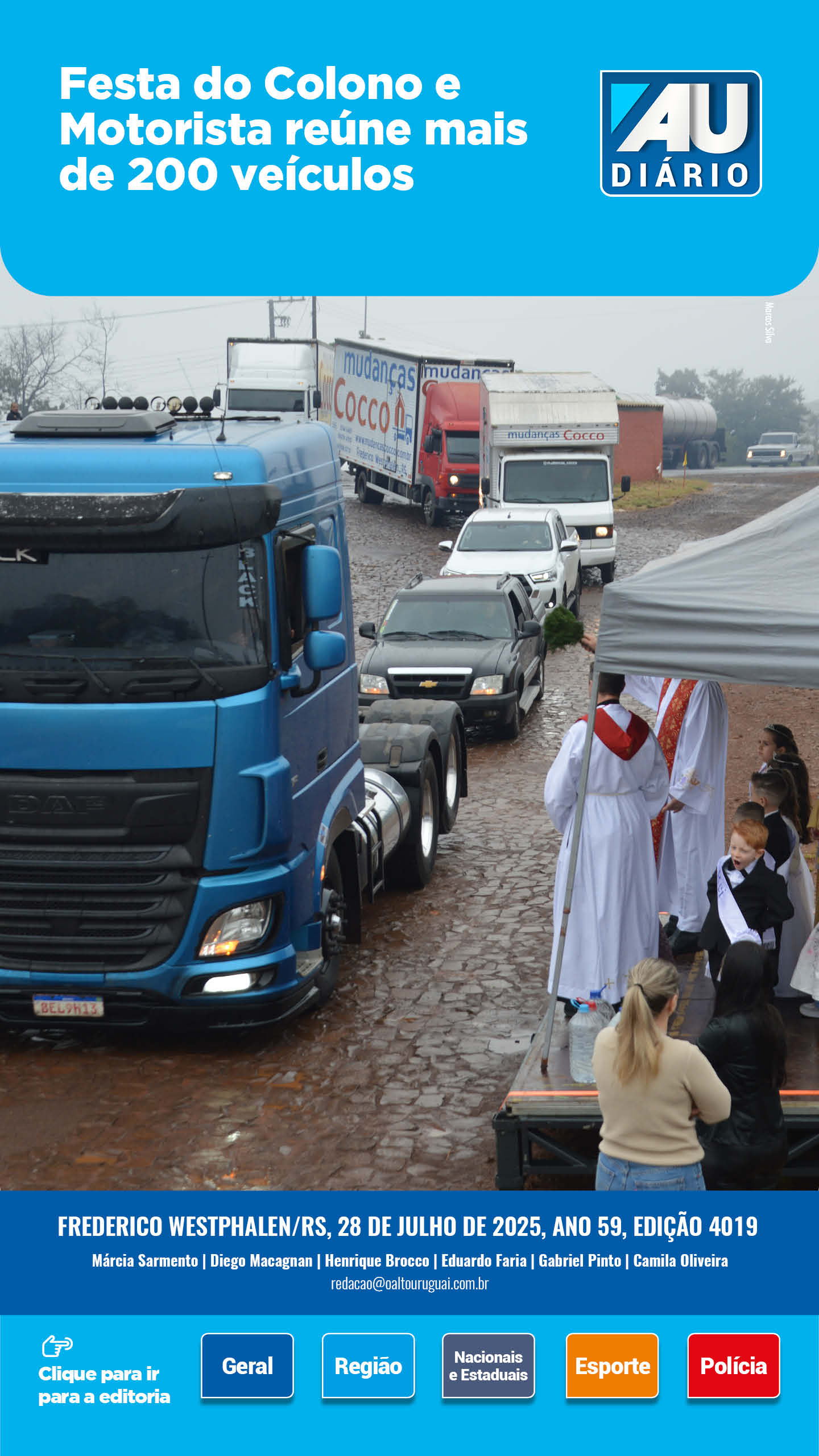 Capa Edição 4019 - Segunda