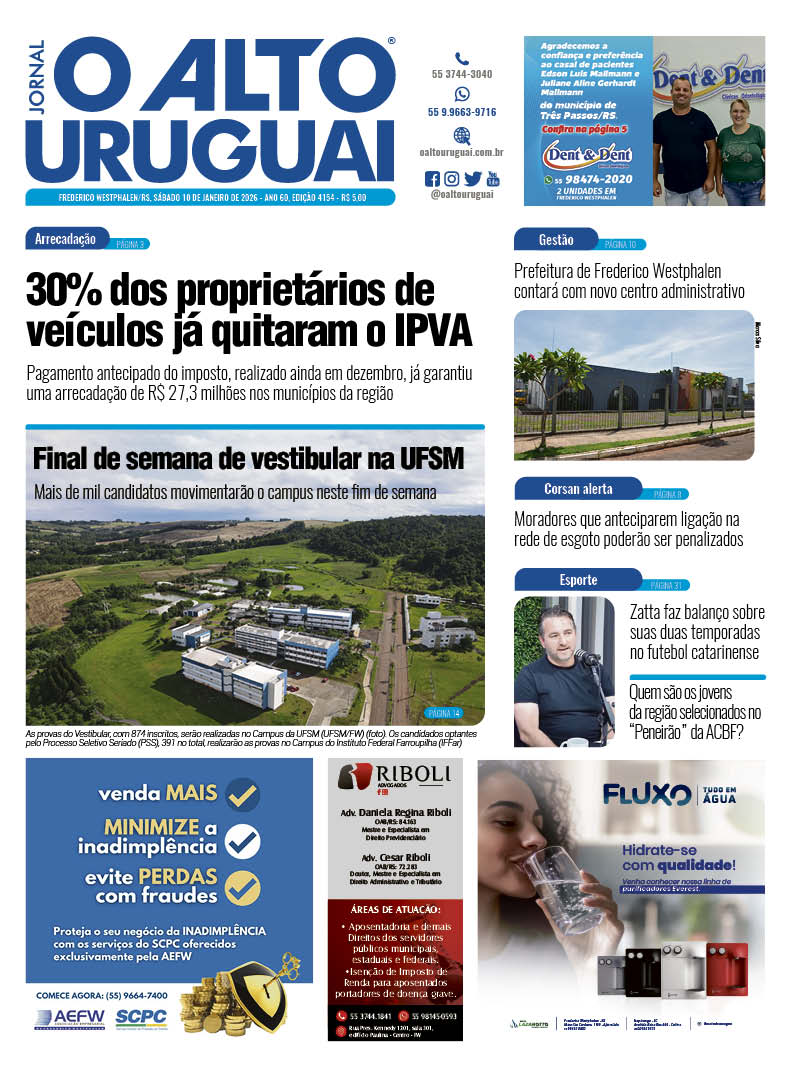 Capa Edição 4154 - Sábado