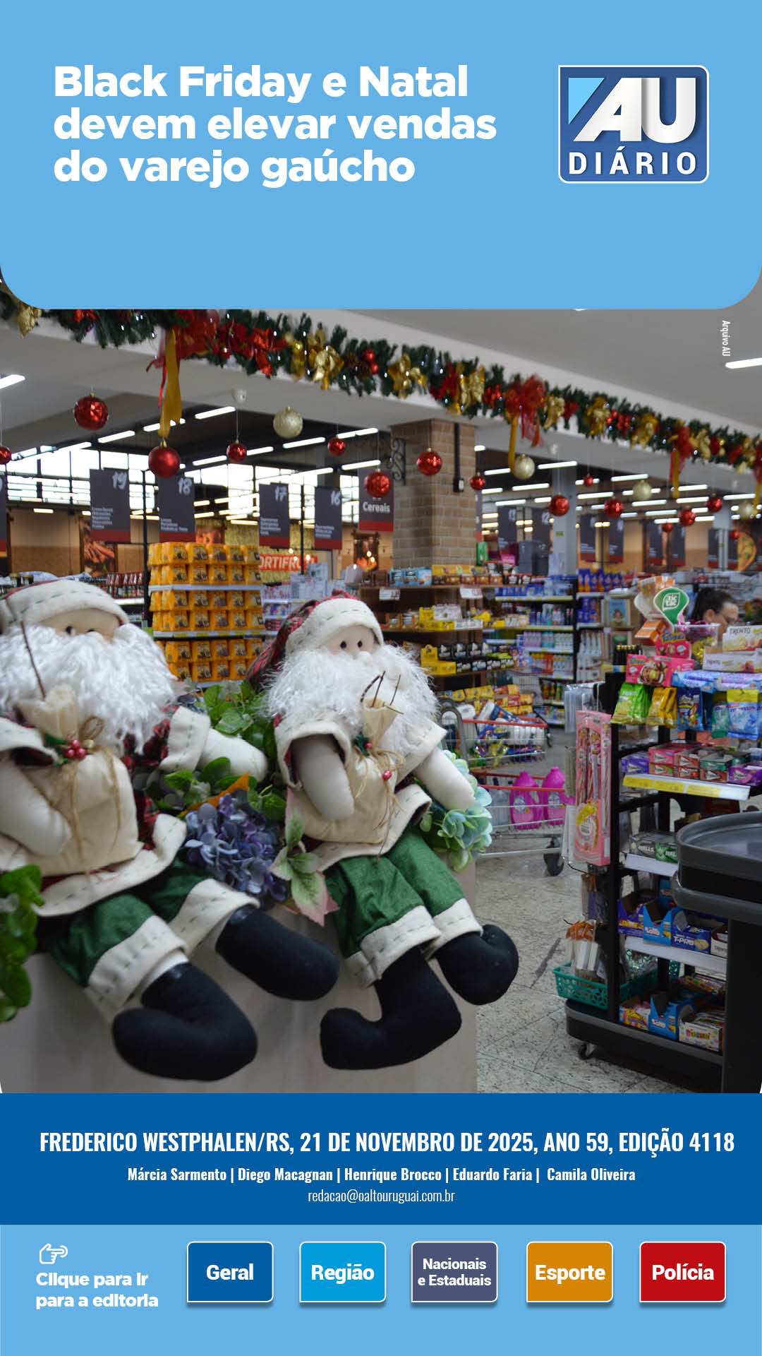 Capa Edição 4118 - Sexta