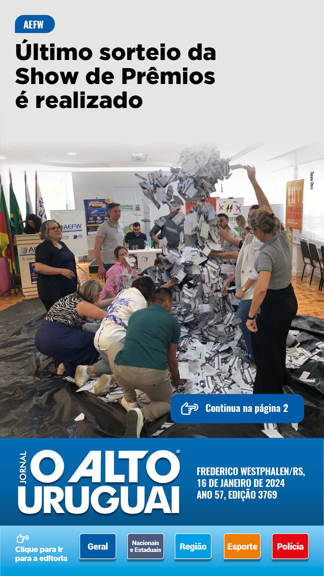 Capa Edição 3769 - Terça