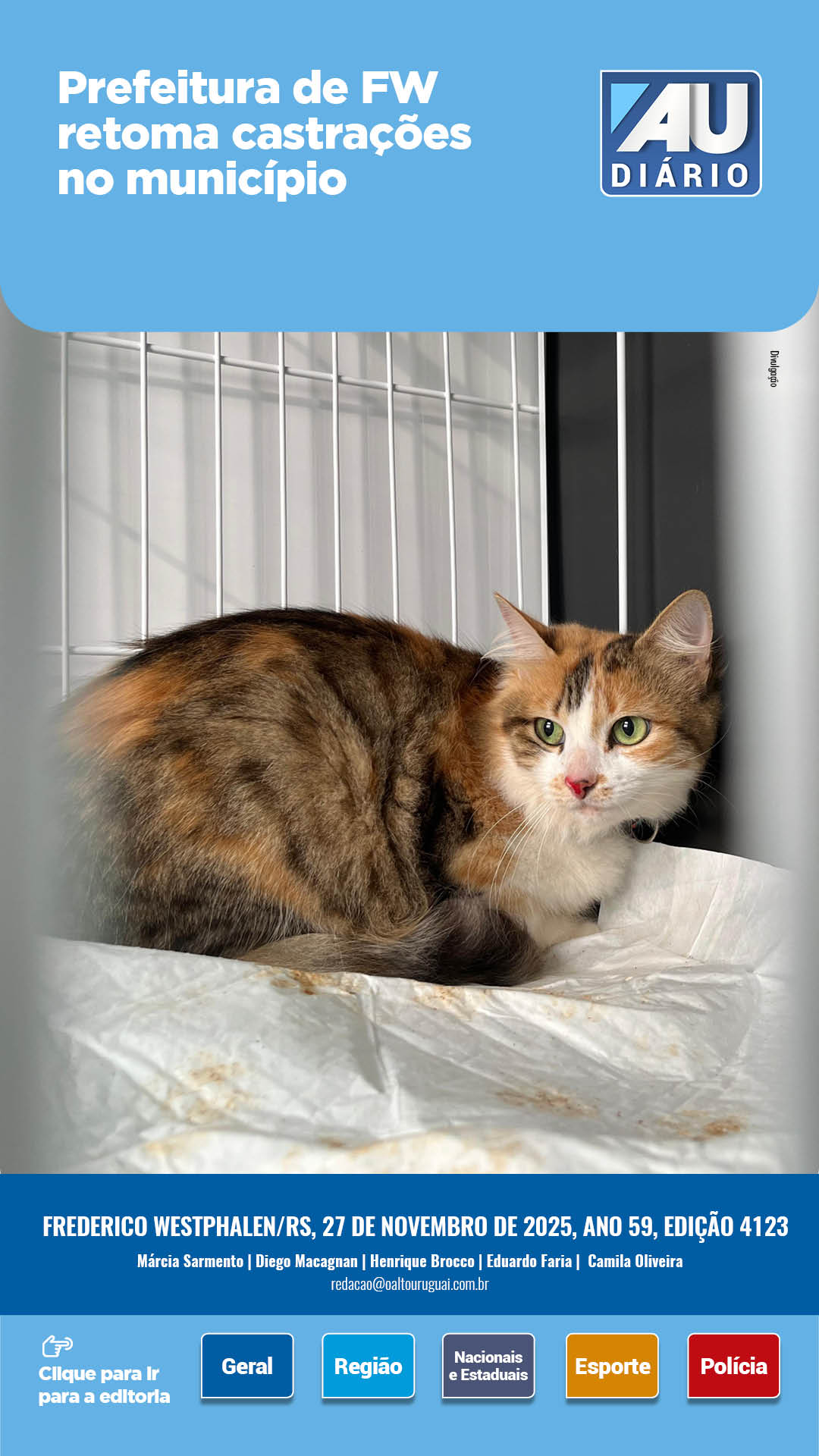 Capa Edição 4123 - Quinta