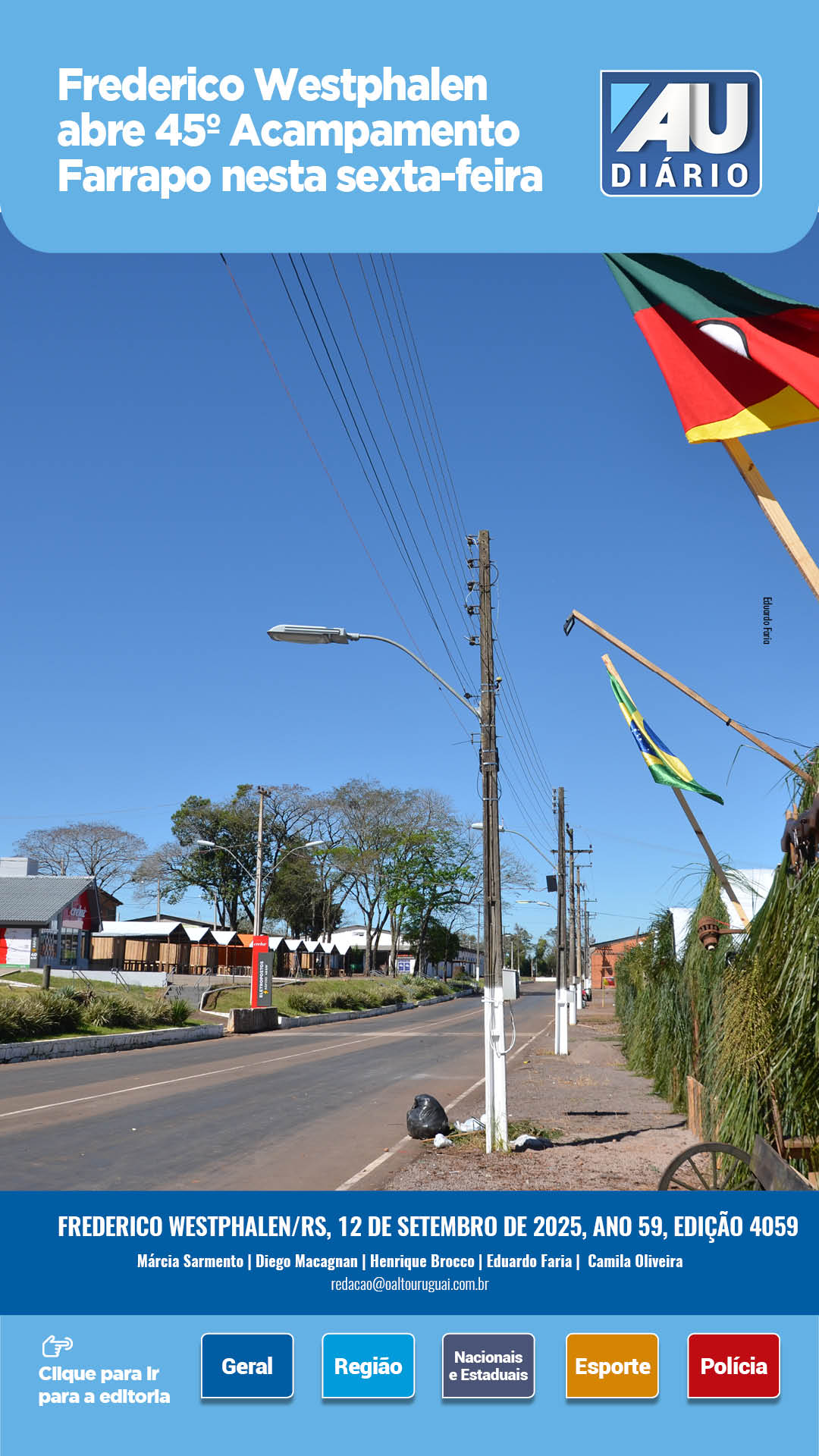 Capa Edição 4059 - Sexta