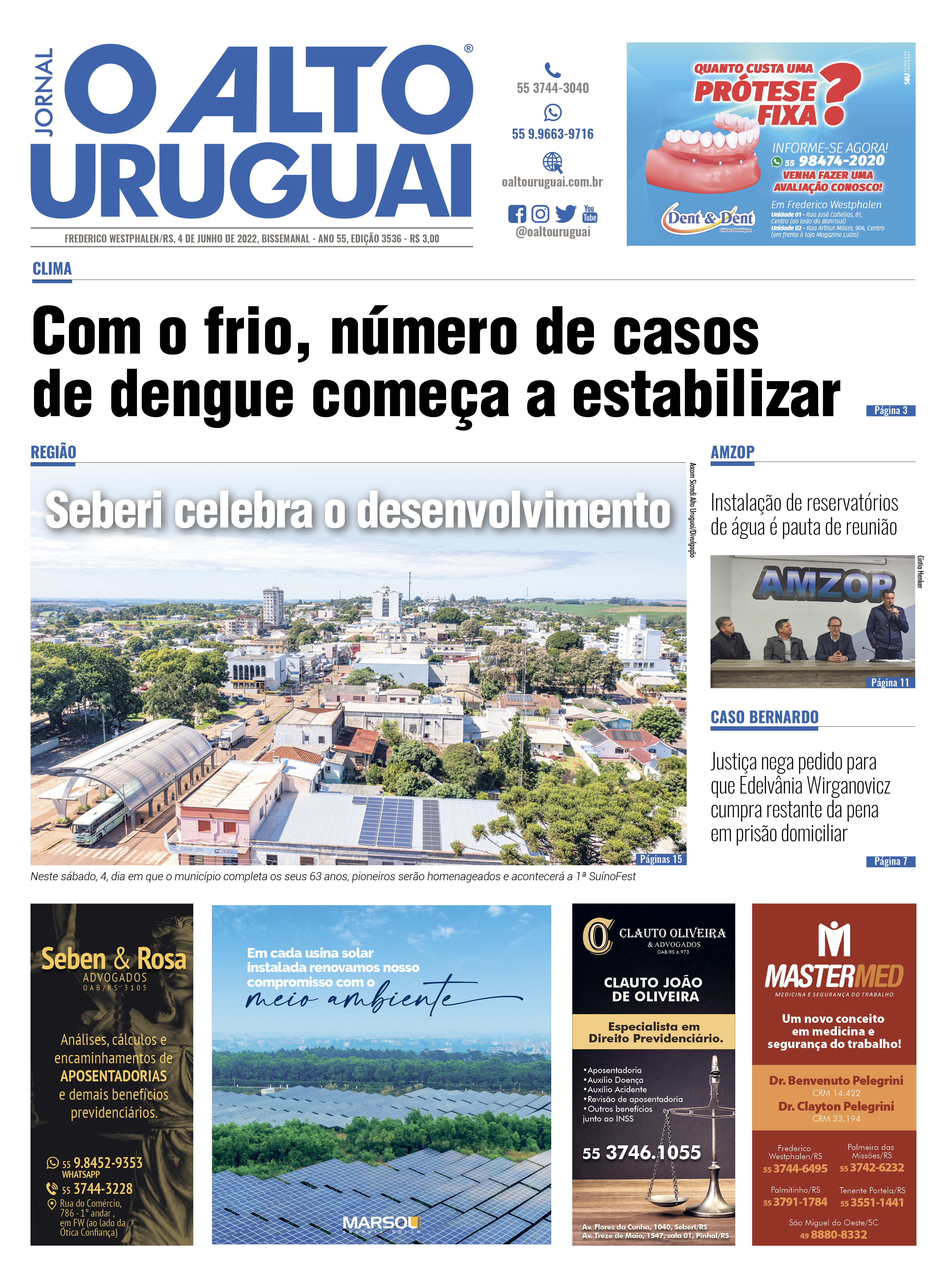 Capa Edição 3536 - Sábado