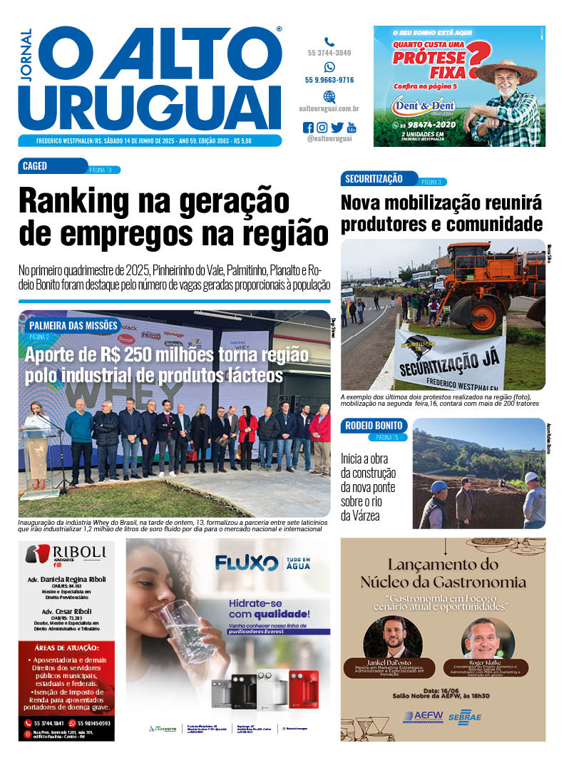 Capa Edição 3983 - Sábado