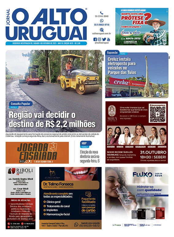 Capa Edição 4078 - Sábado
