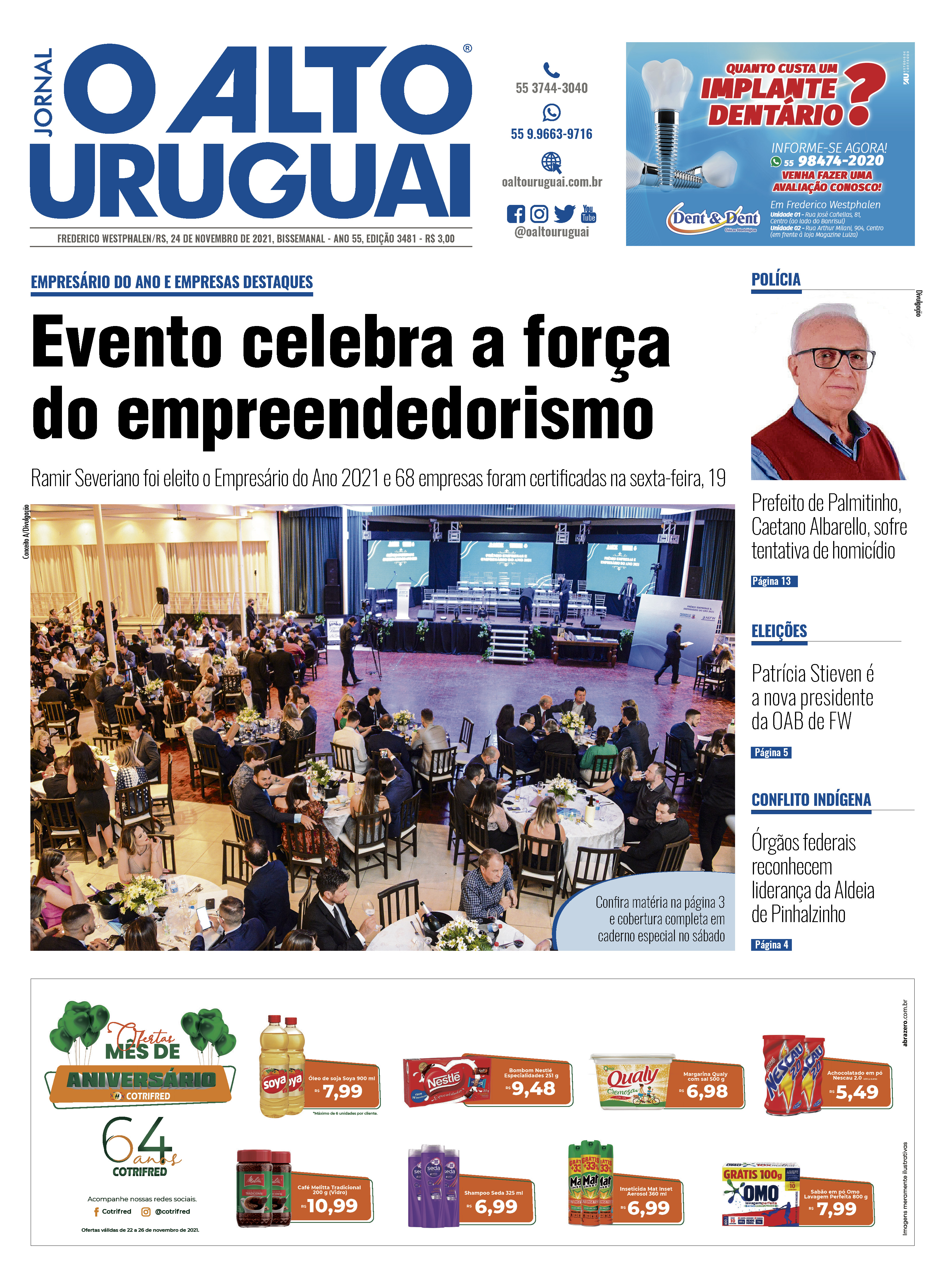 Capa Edição 3481 - Quarta