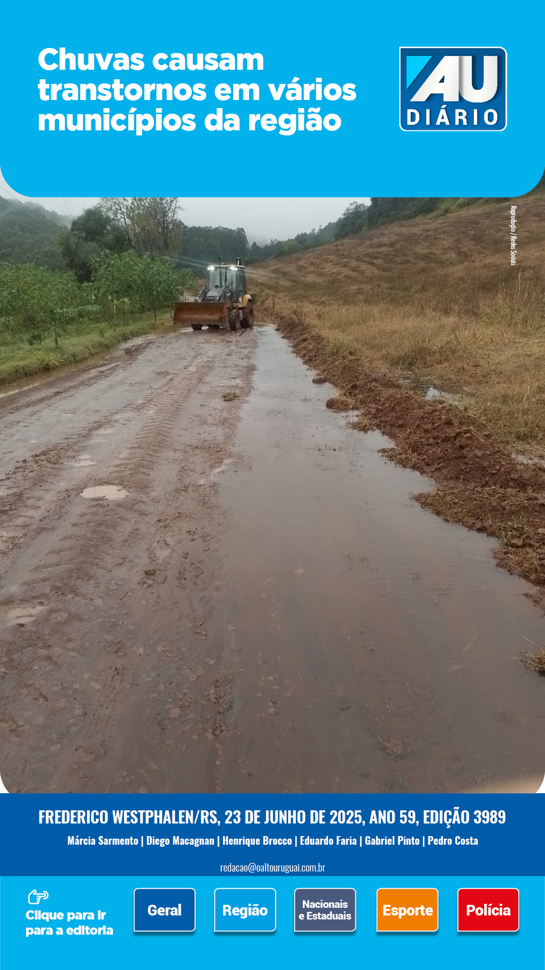Capa Edição 3989 - Segunda