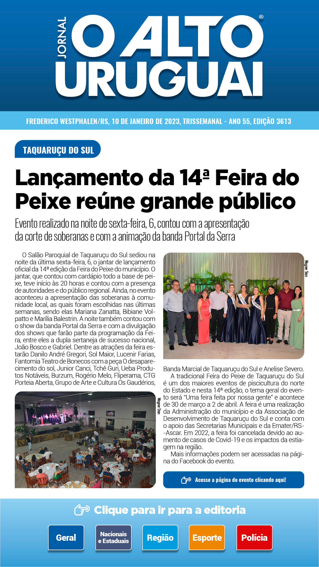 Capa Edição 3613 - Terça