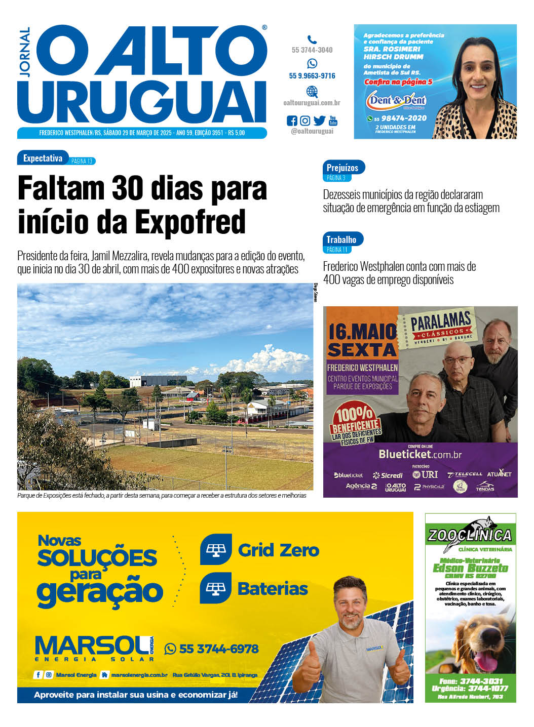 Capa Edição 3951 - Sábado