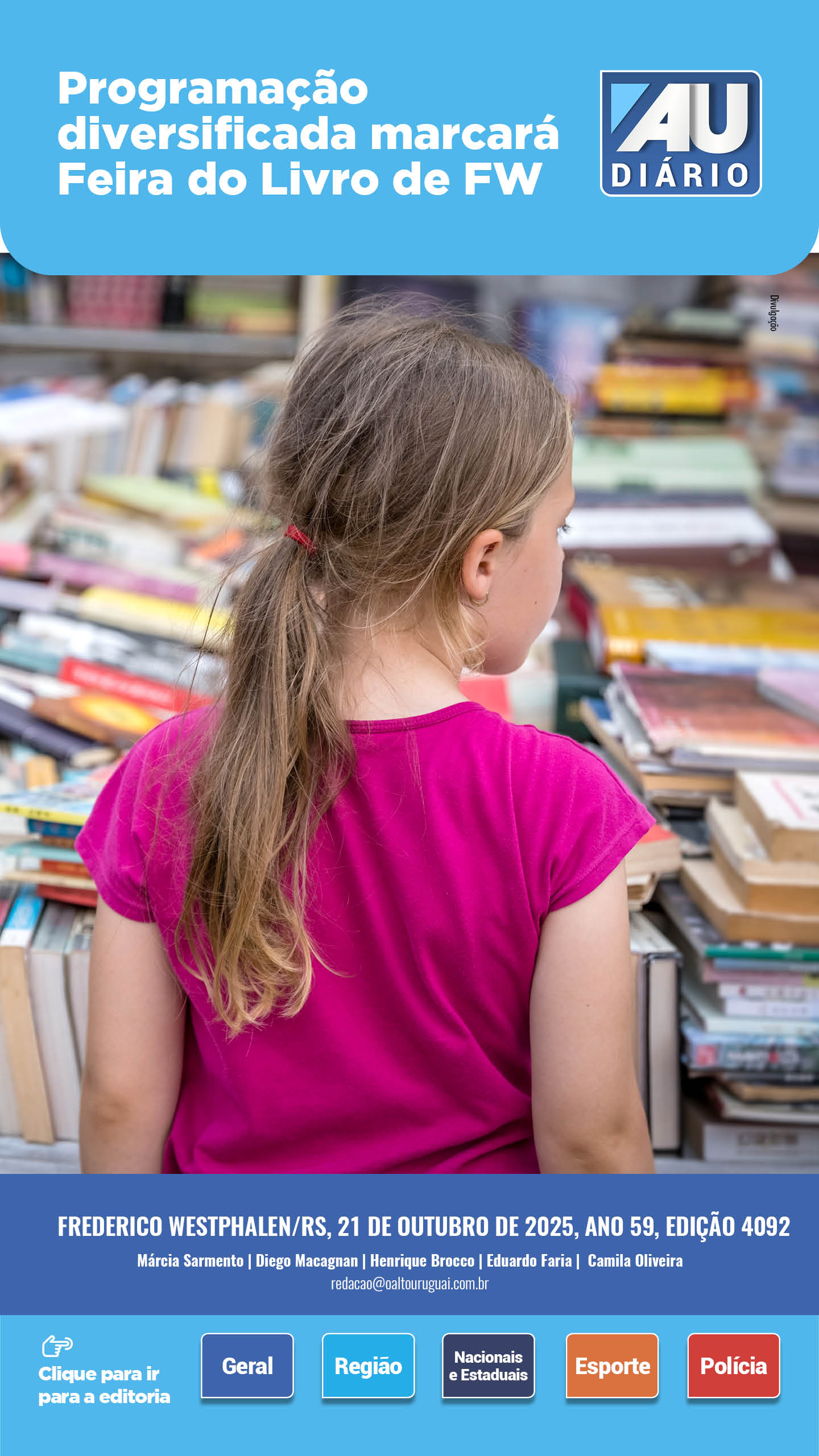 Capa Edição 4092 - Terça