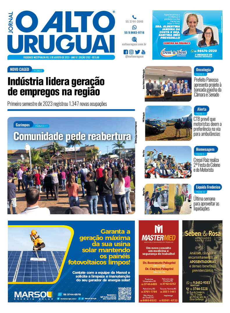 Capa Edição 3702 - Sábado