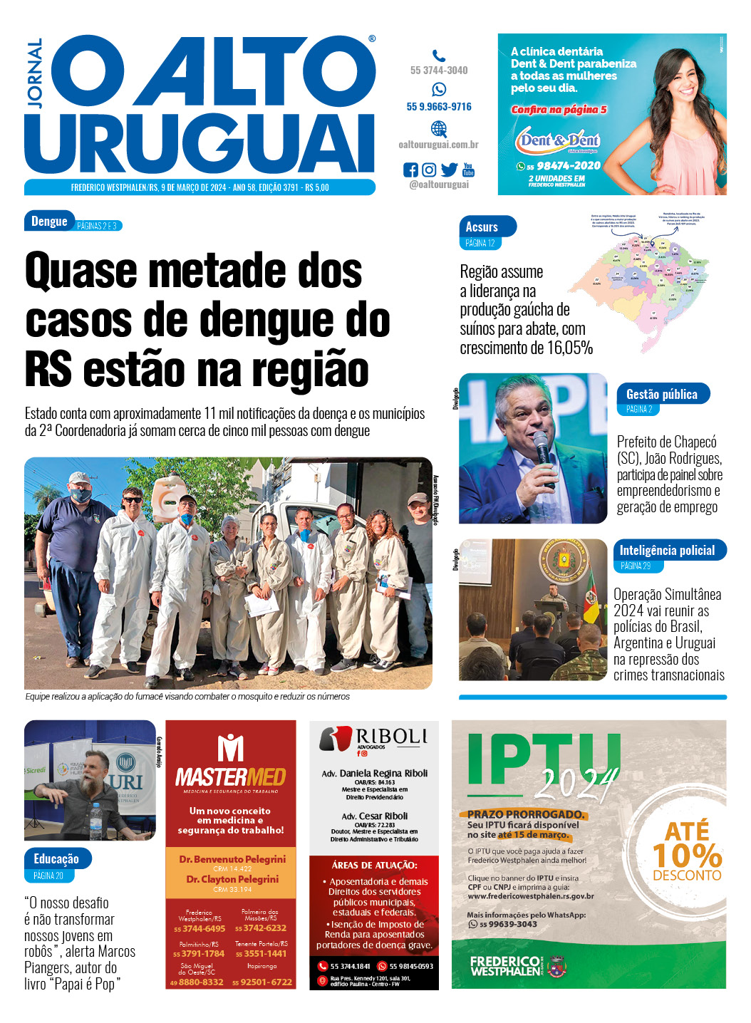 Capa Edição 3791 - Sábado