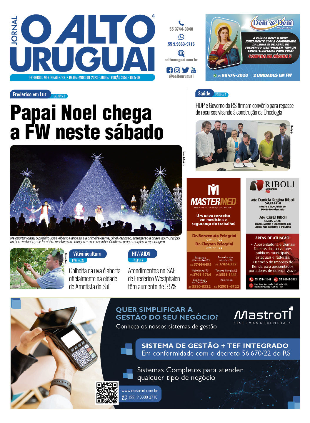 Capa Edição 3753 - Sábado