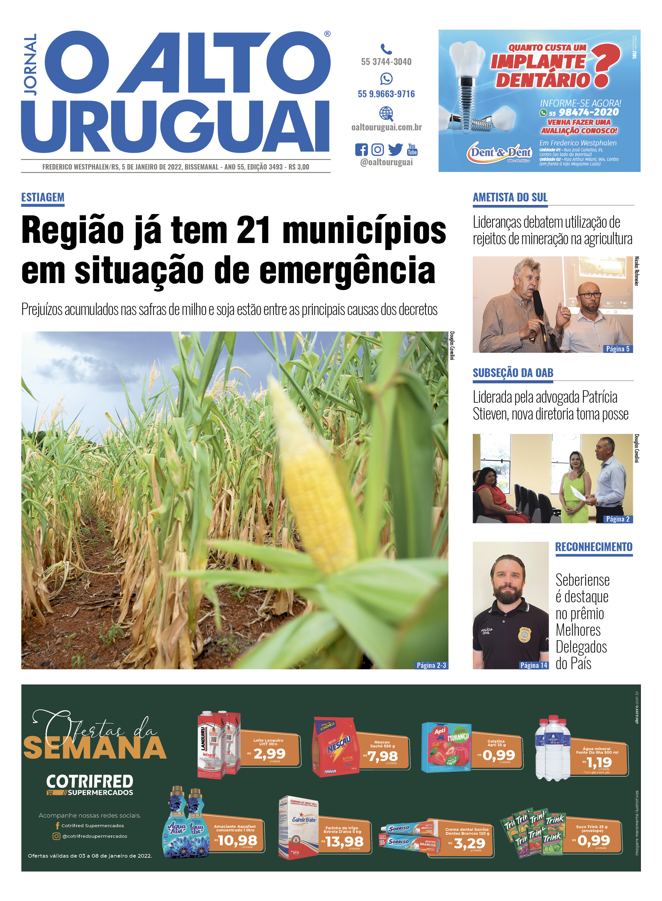 Capa Edição 3493 - Quarta