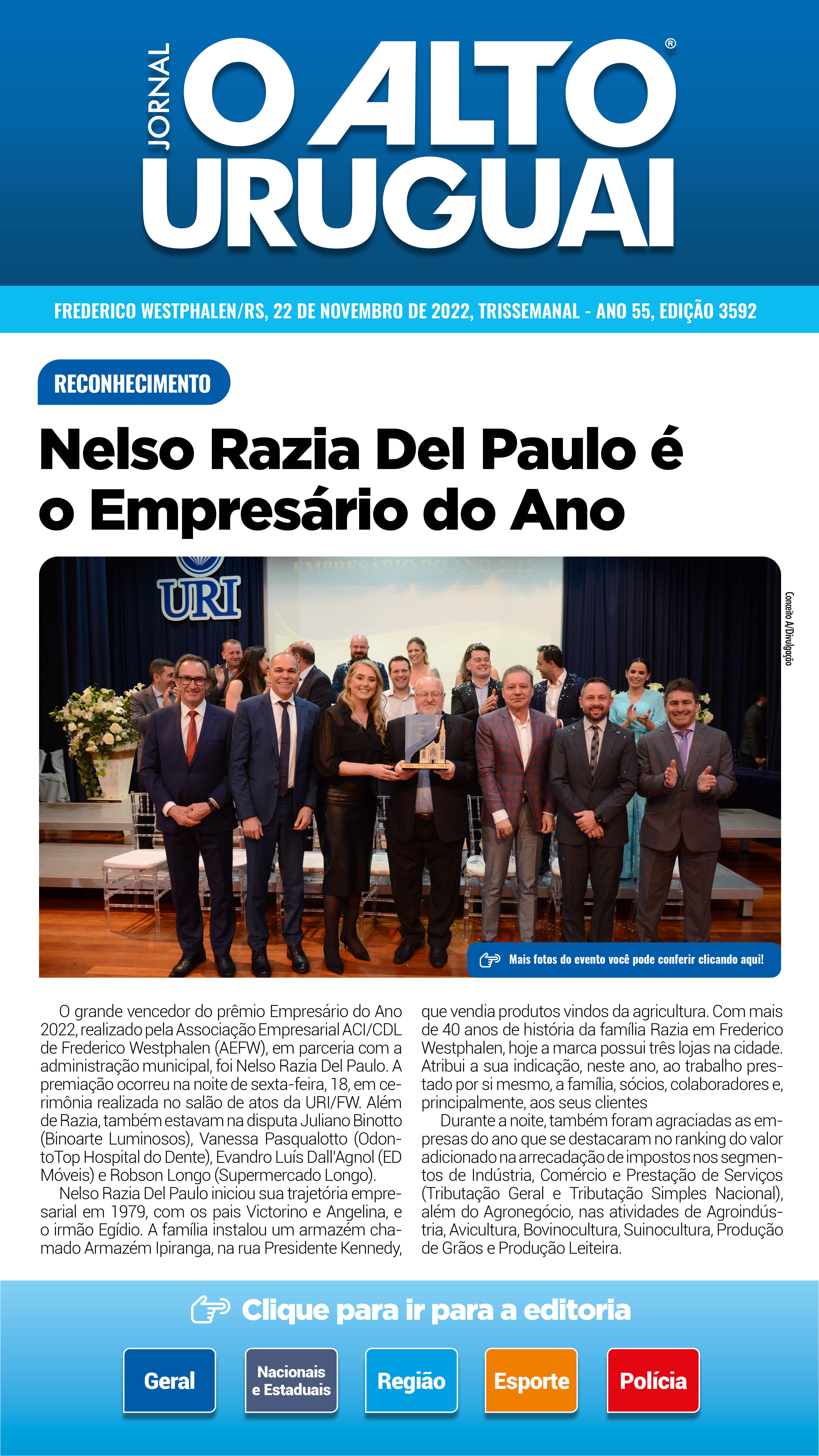 Capa Edição 3592 - Terça