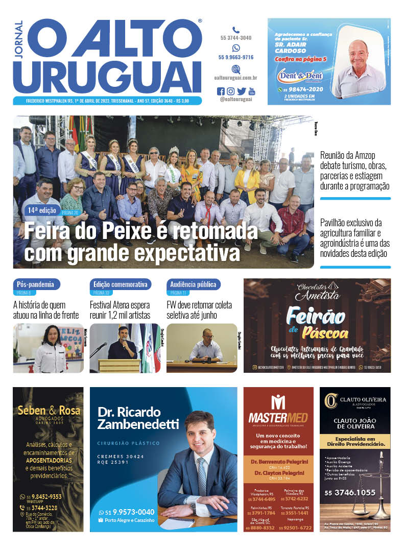 Capa Edição 3648 - Sábado