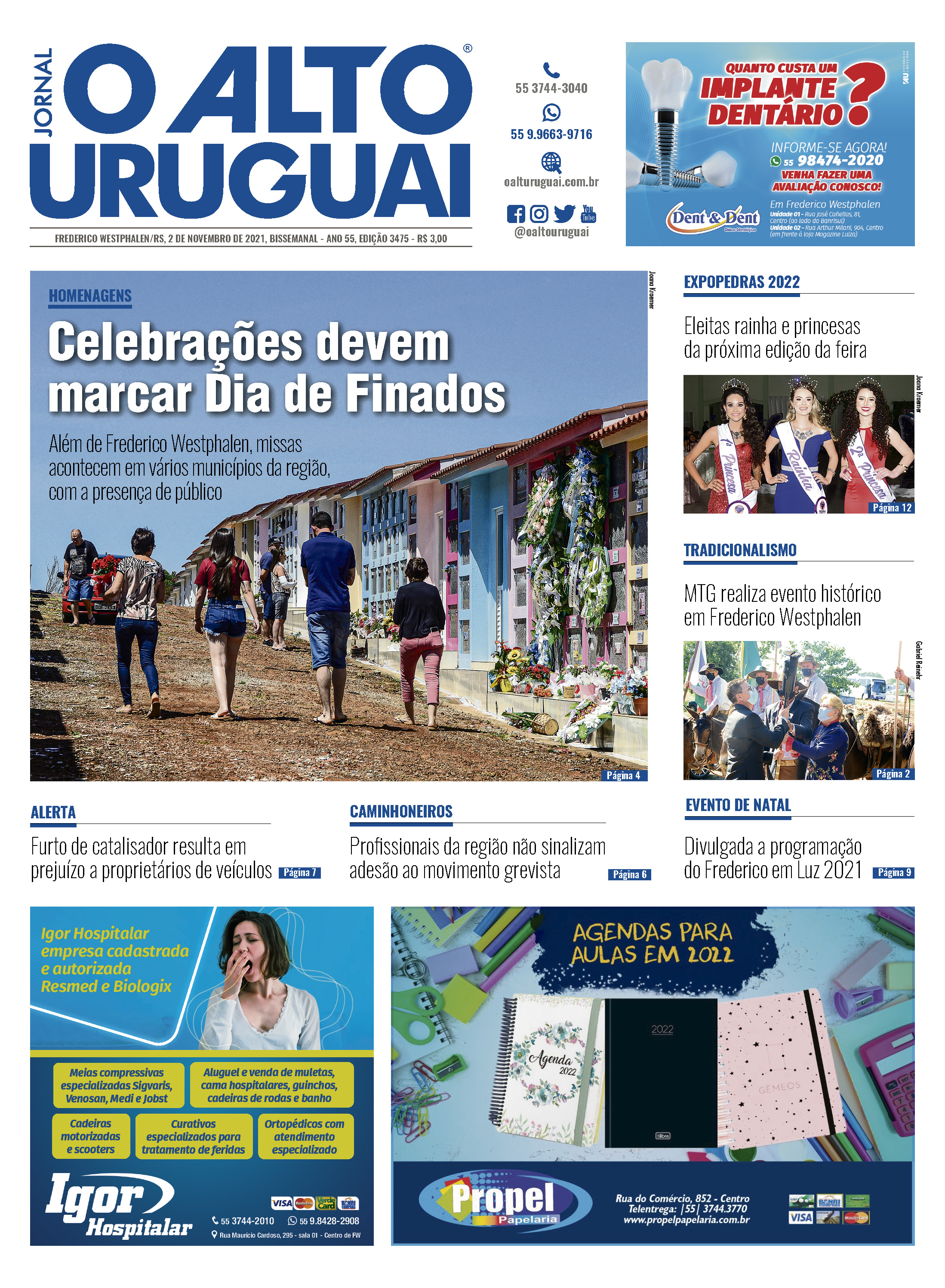 Capa Edição 3475 - Terça