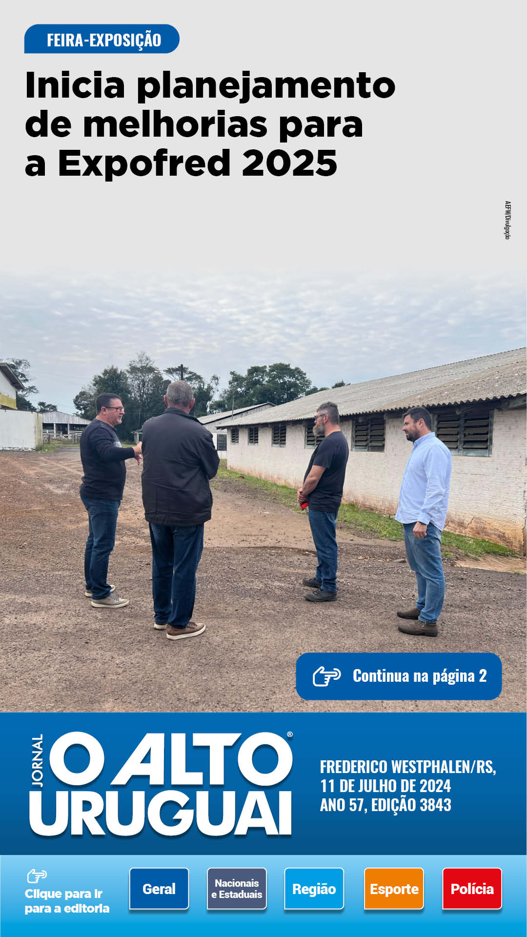 Capa Edição 3843 - Quinta