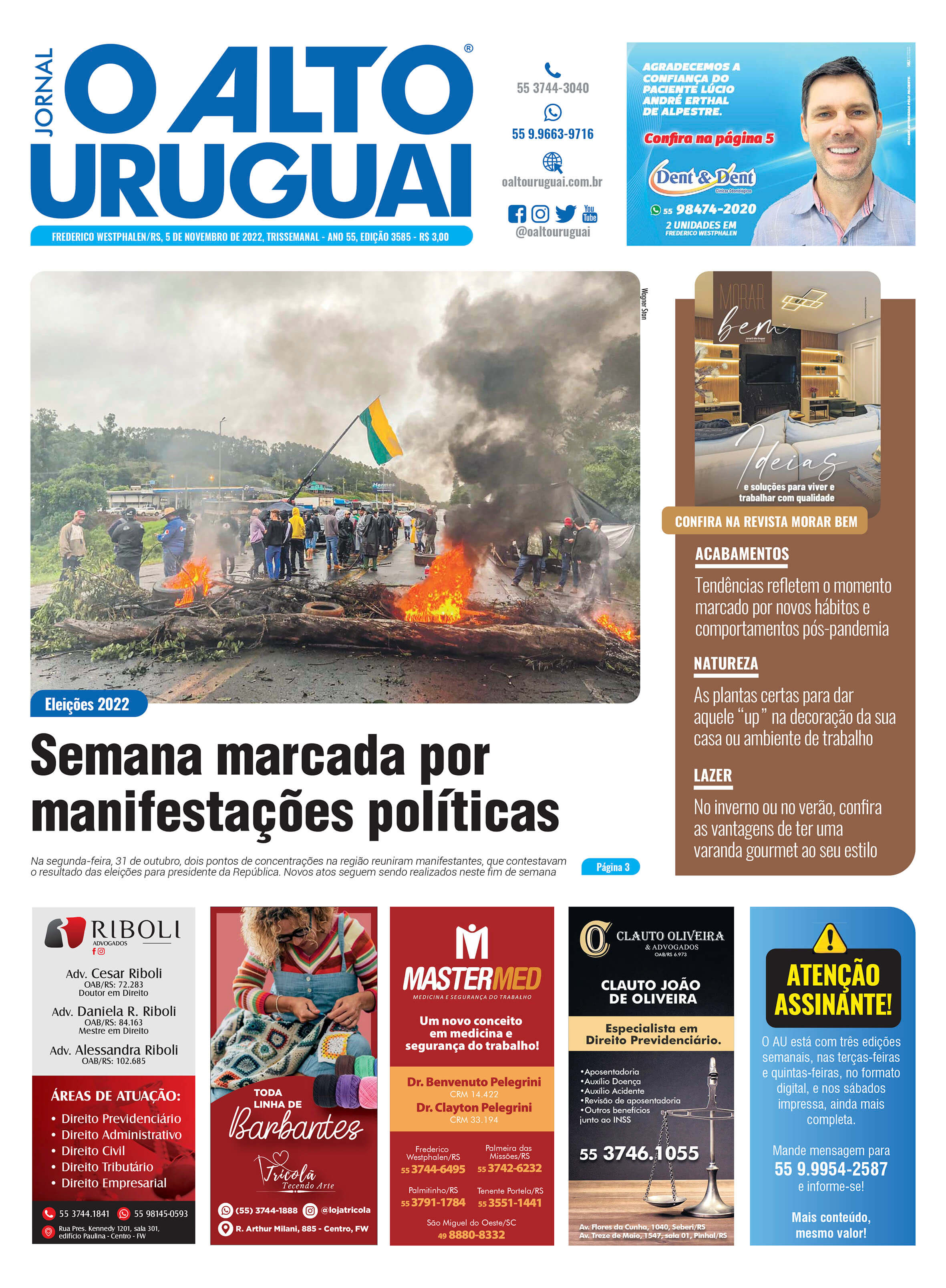 Capa Edição 3585 - Sábado