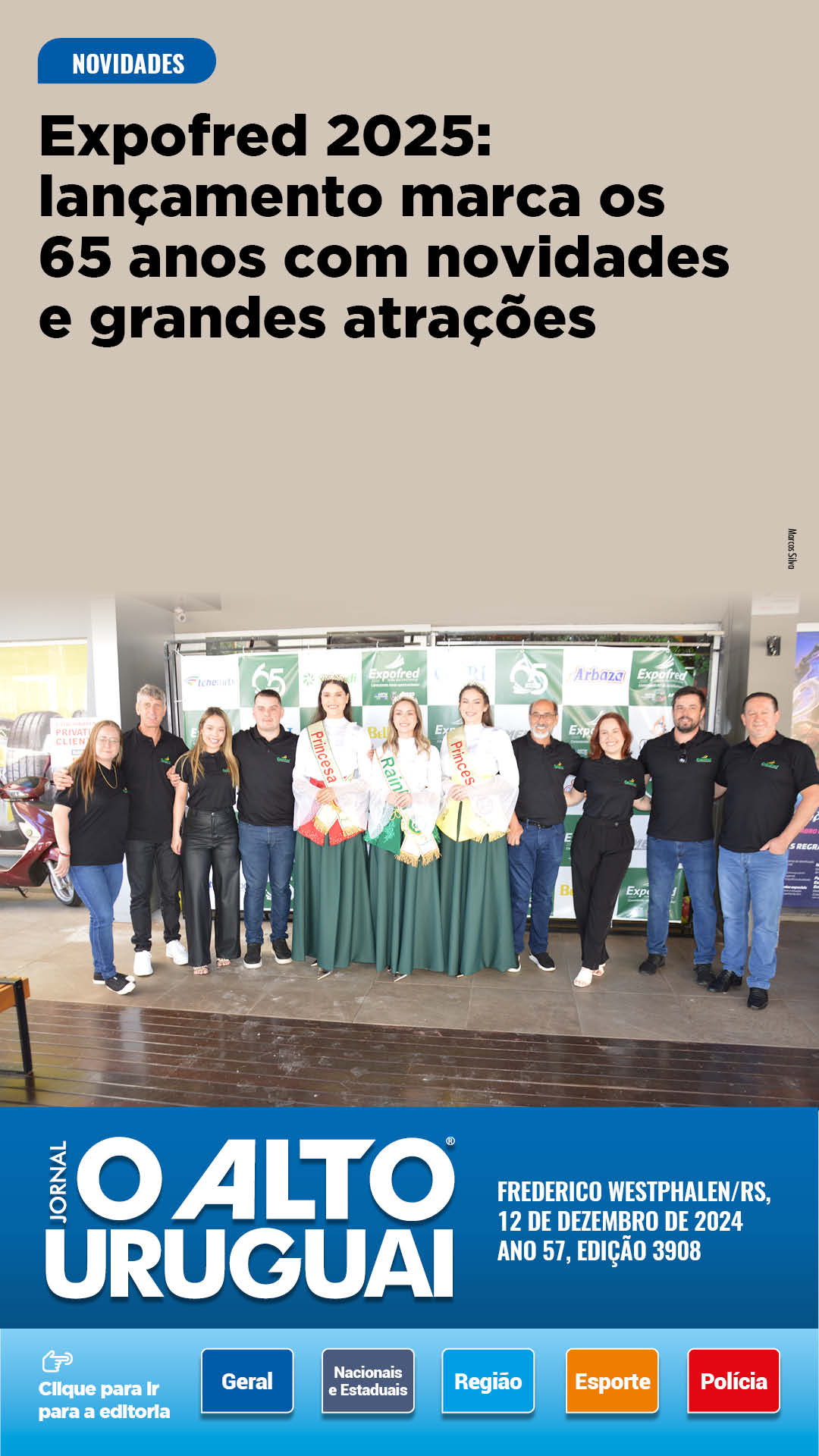 Capa Edição 3908 - Quinta