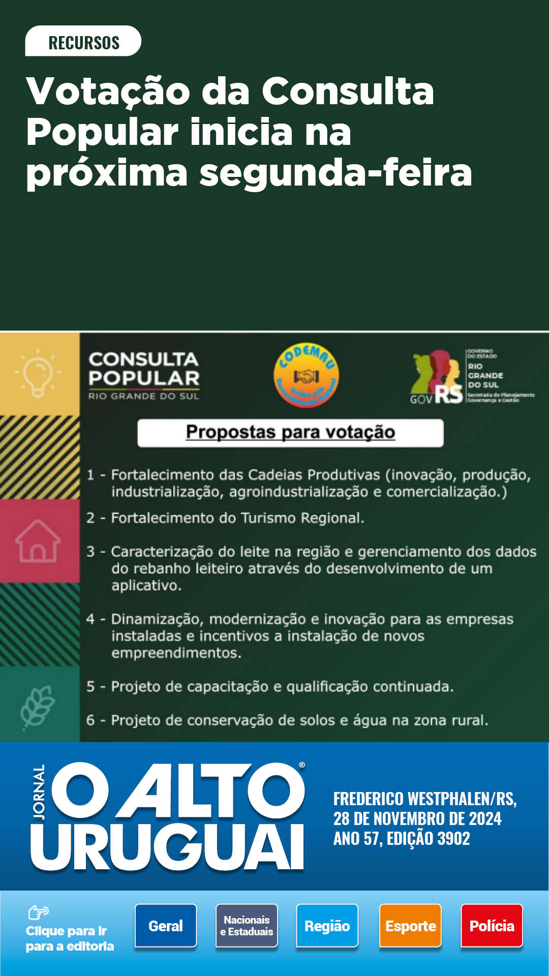 Capa Edição 3902 - Quinta