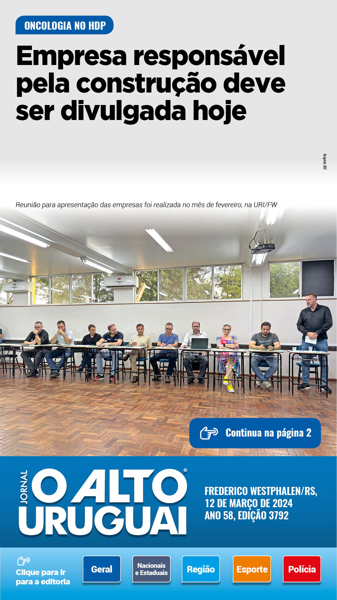 Capa Edição 3792 - Terça