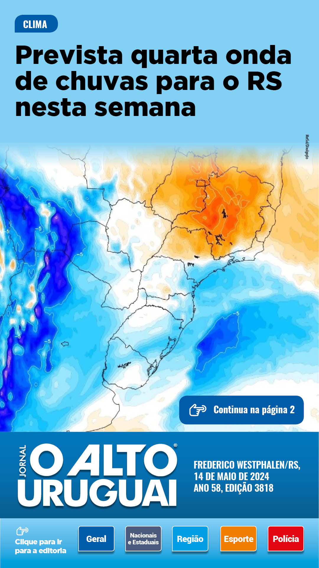 Capa Edição 3818 - Terça