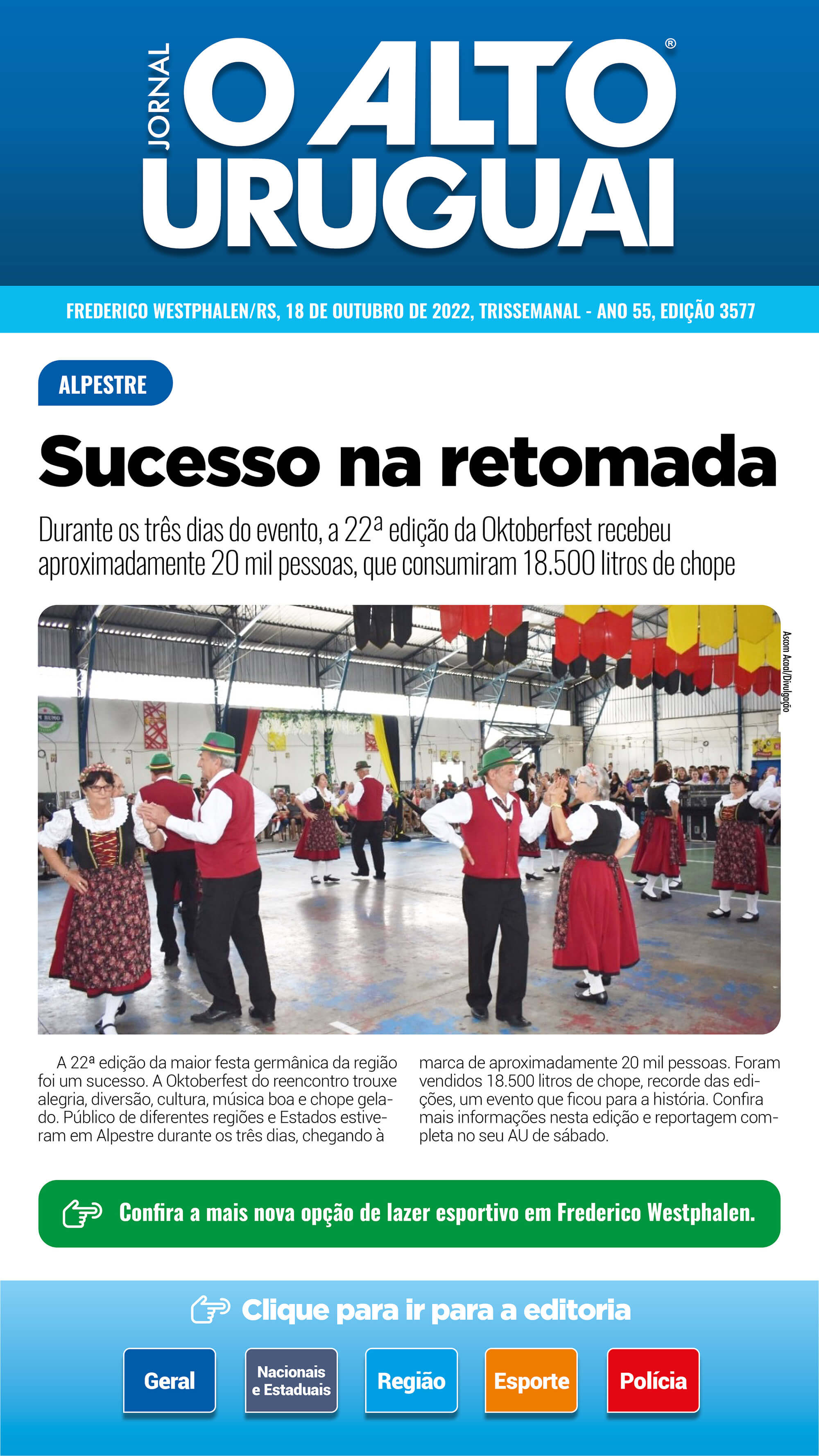 Capa Edição 3577 - Terça