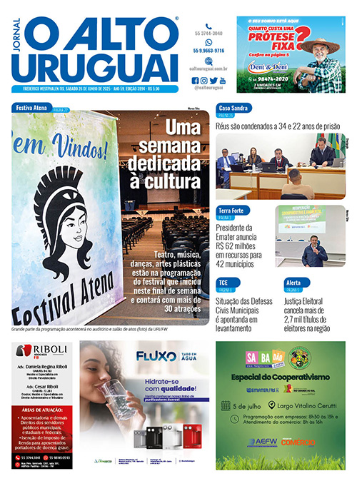 Capa Edição 3994 - Sábado