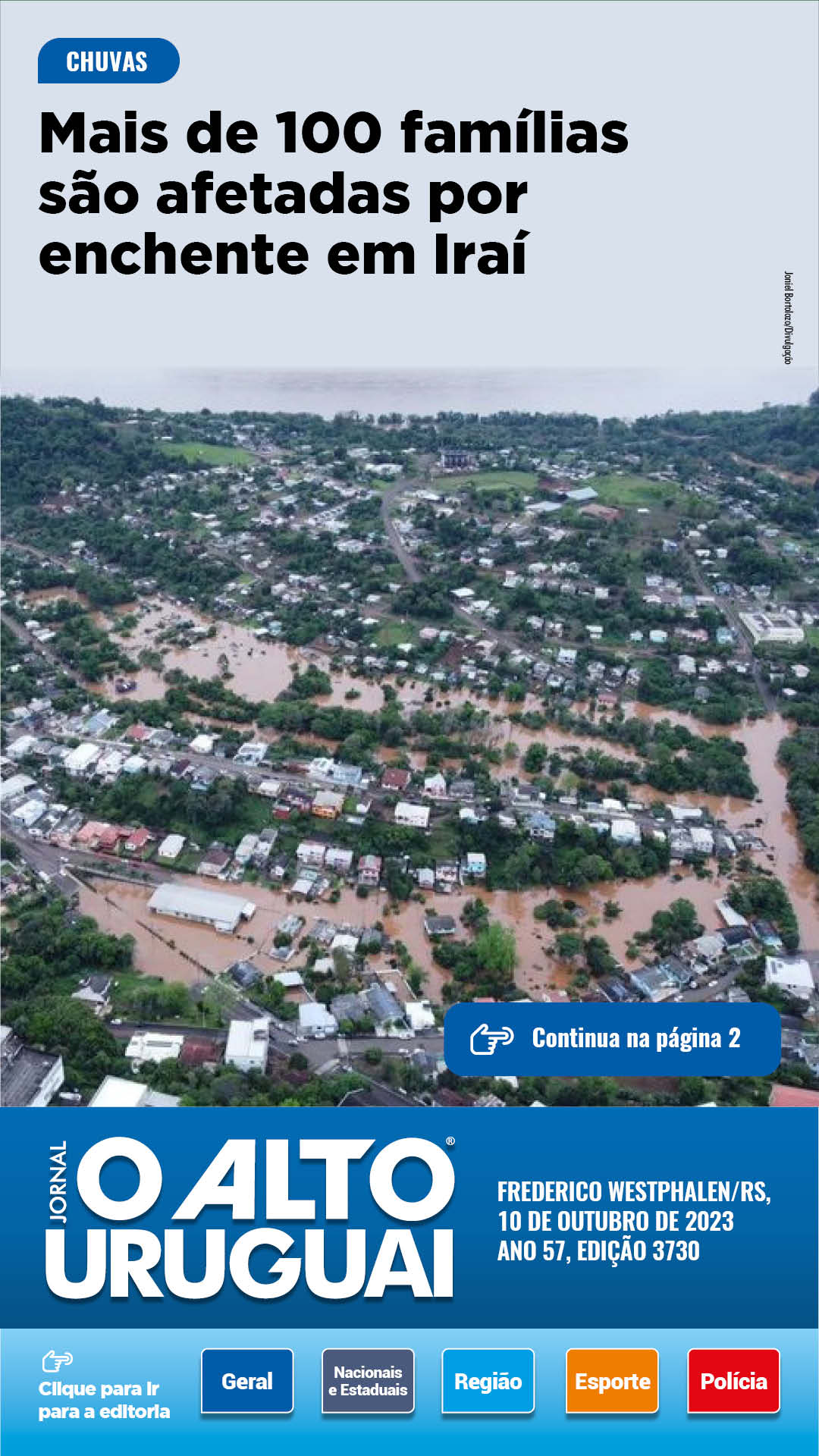 Capa Edição 3730 - Terça