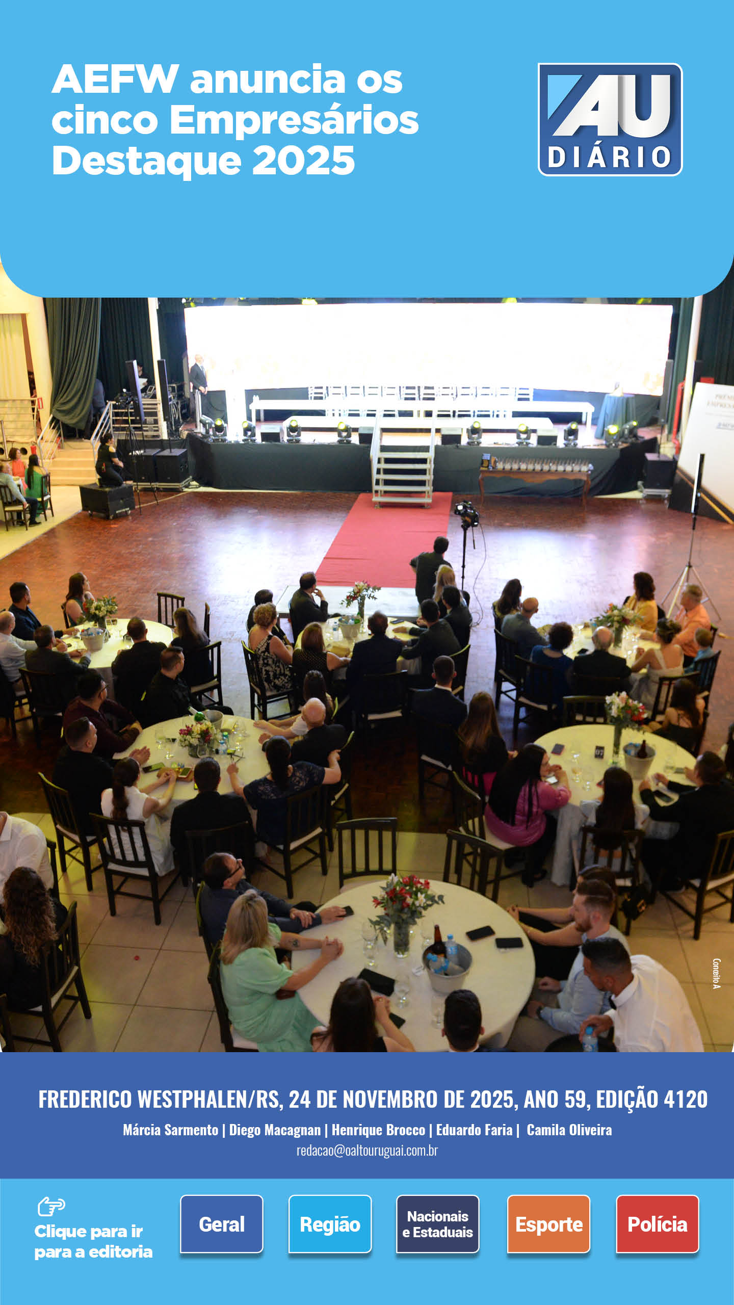 Capa Edição 4120 - Segunda