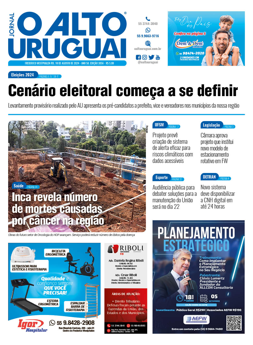 Capa Edição 3856 - Sábado