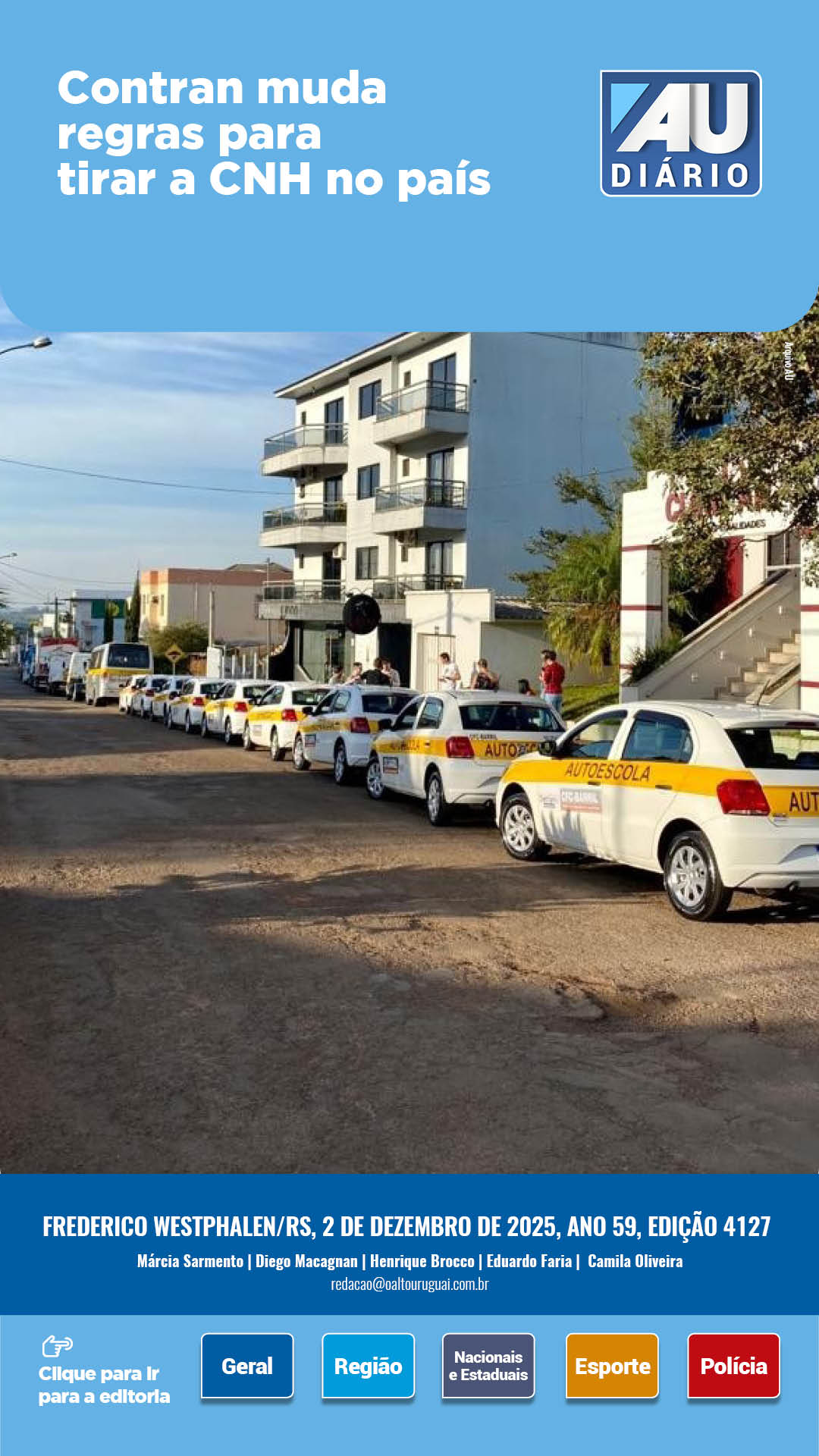 Capa Edição 4127 - Terça