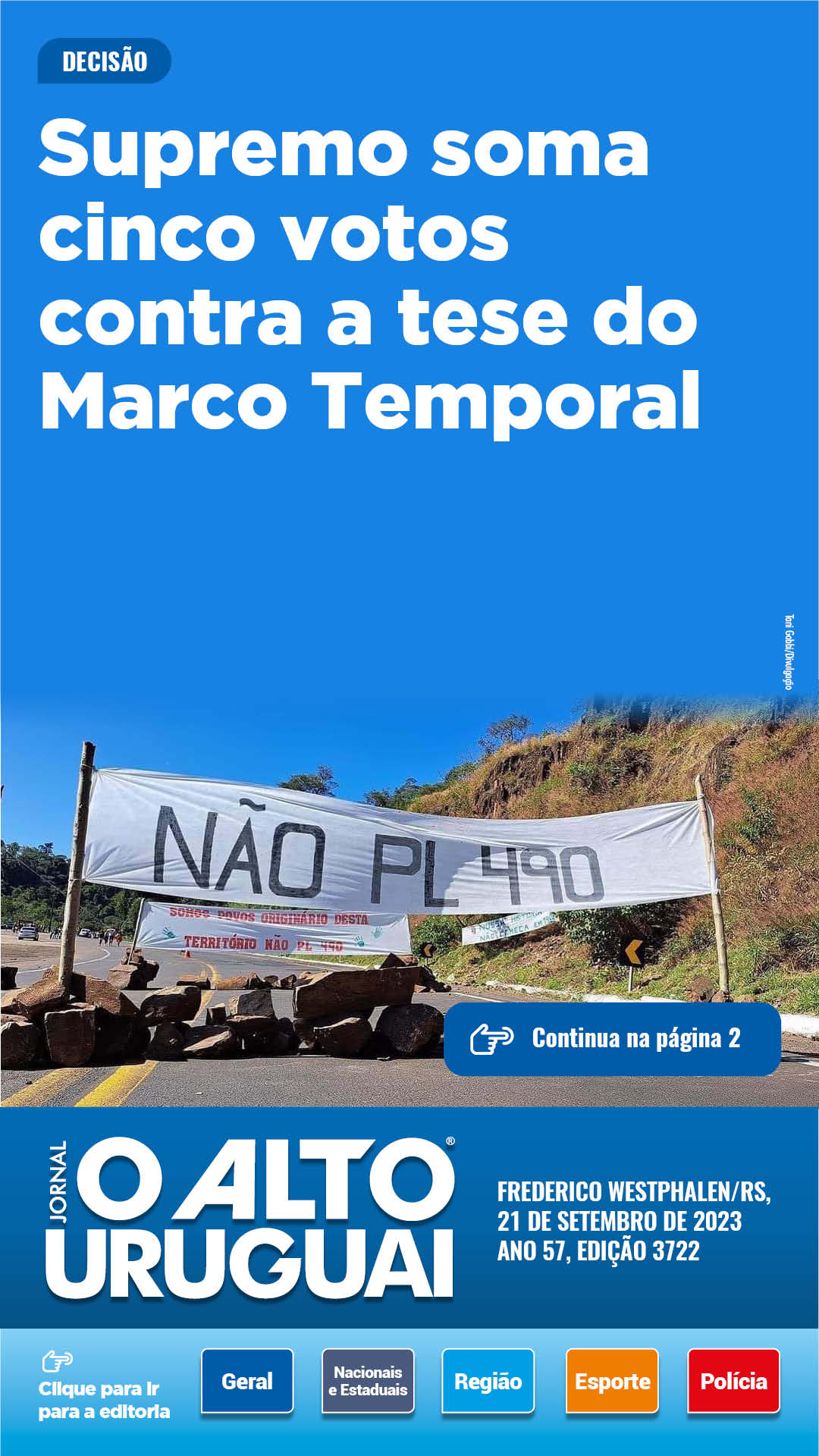 Capa Edição 3722 - Quinta