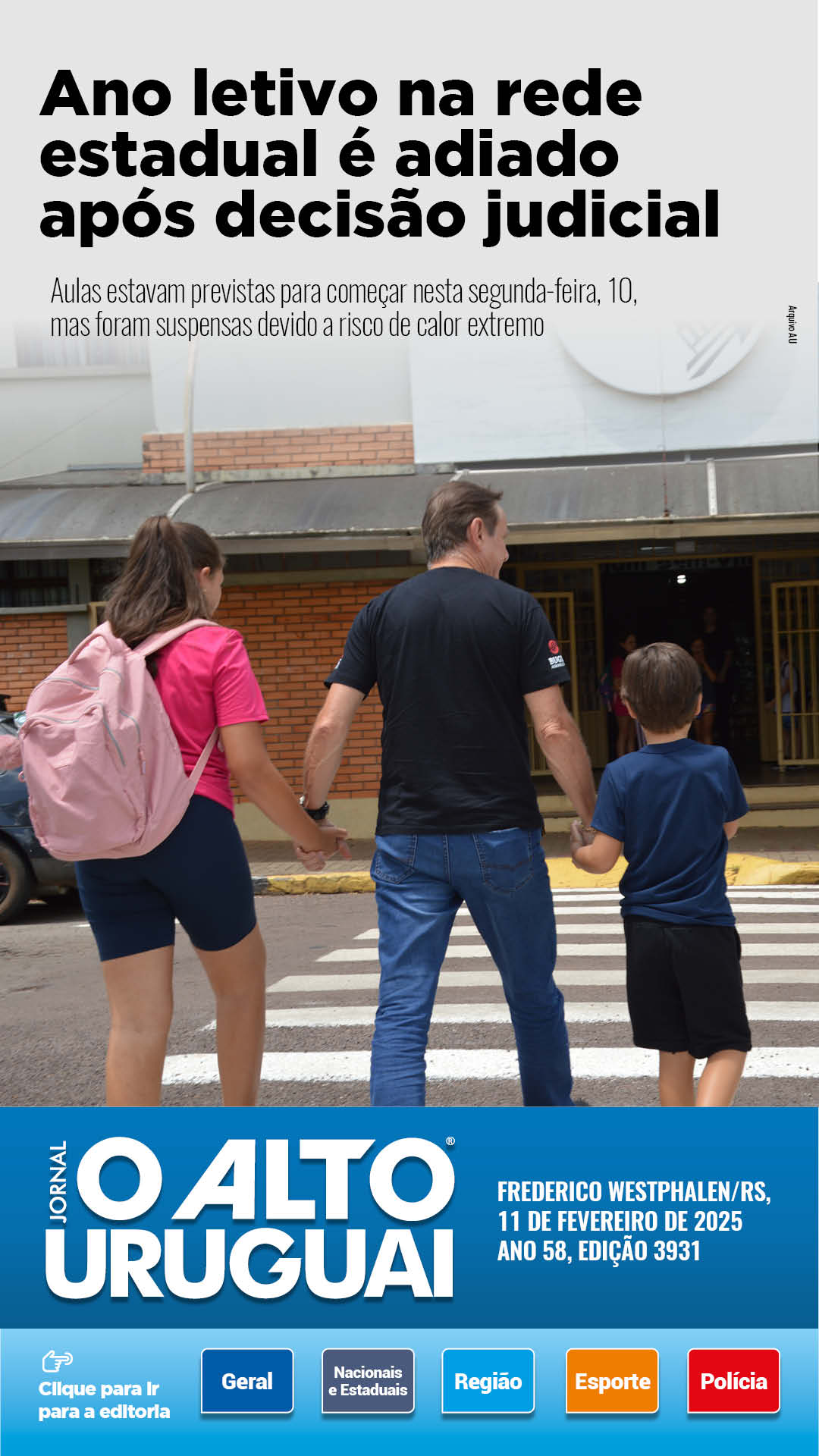 Capa Edição 3931 - Terça