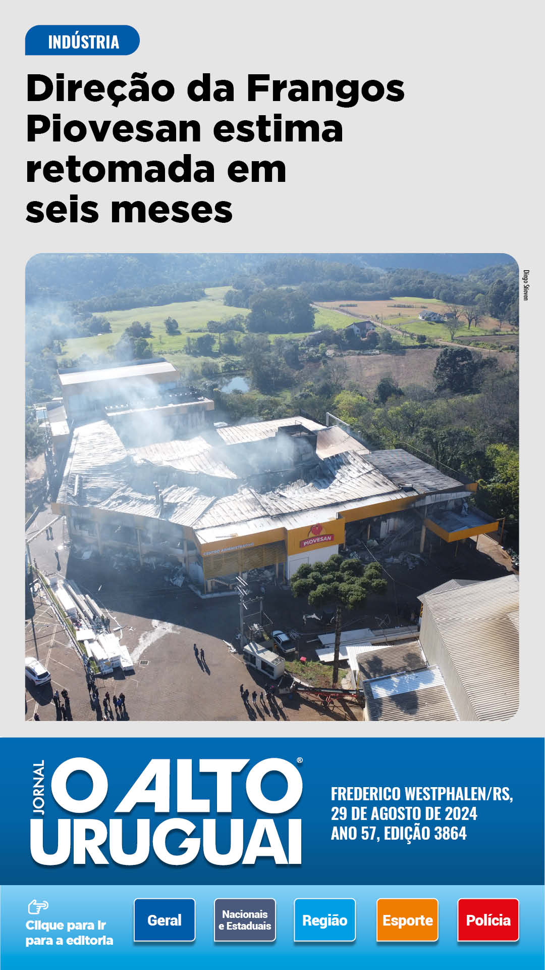 Capa Edição 3864 - Quinta