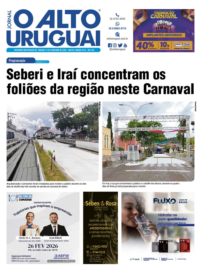 Capa Edição 4184 - Sábado