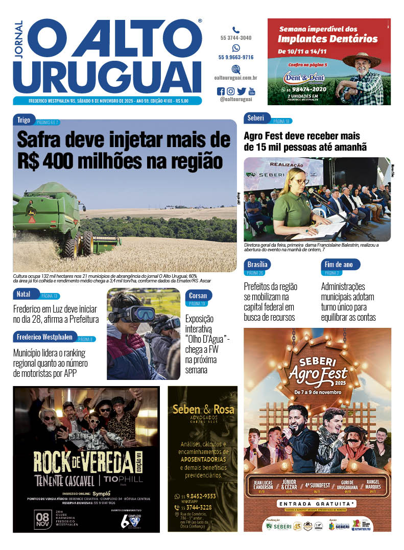 Capa Edição 4108 - Sábado