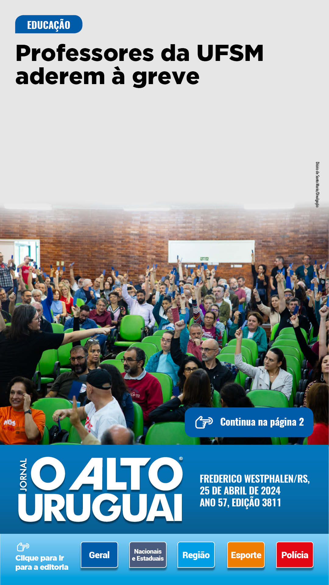 Capa Edição 3811 - Quinta