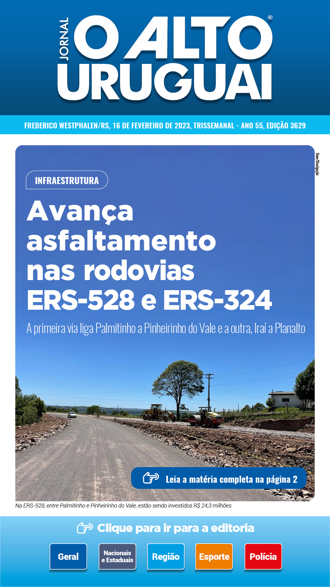 Capa Edição 3629 - Quinta