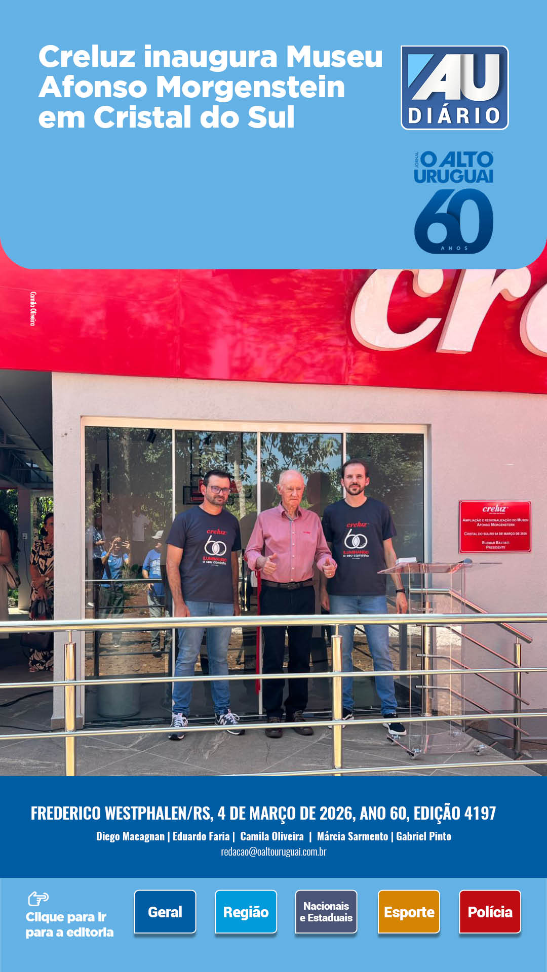 Capa Edição 4197 - Quarta