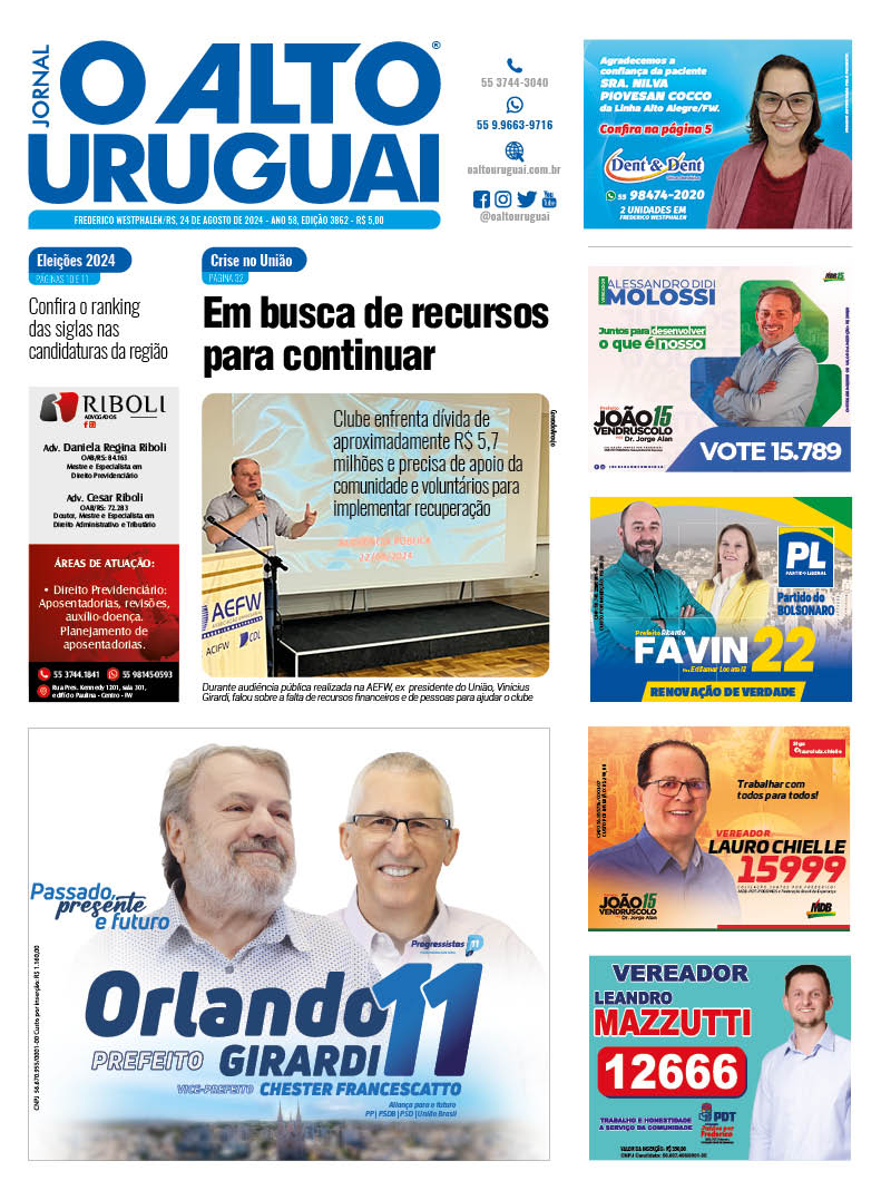 Capa Edição 3862 - Sábado