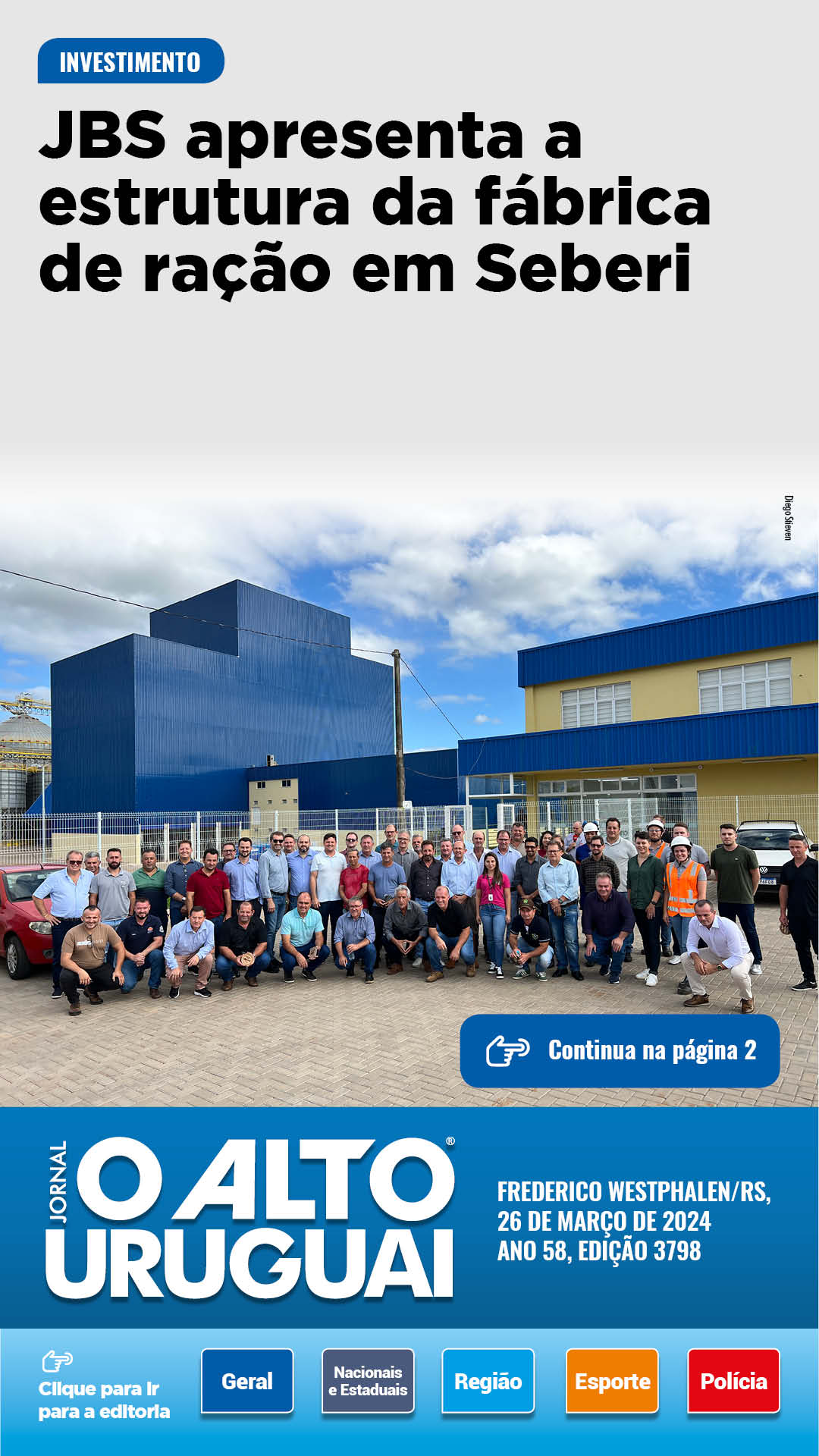 Capa Edição 3798 - Terça