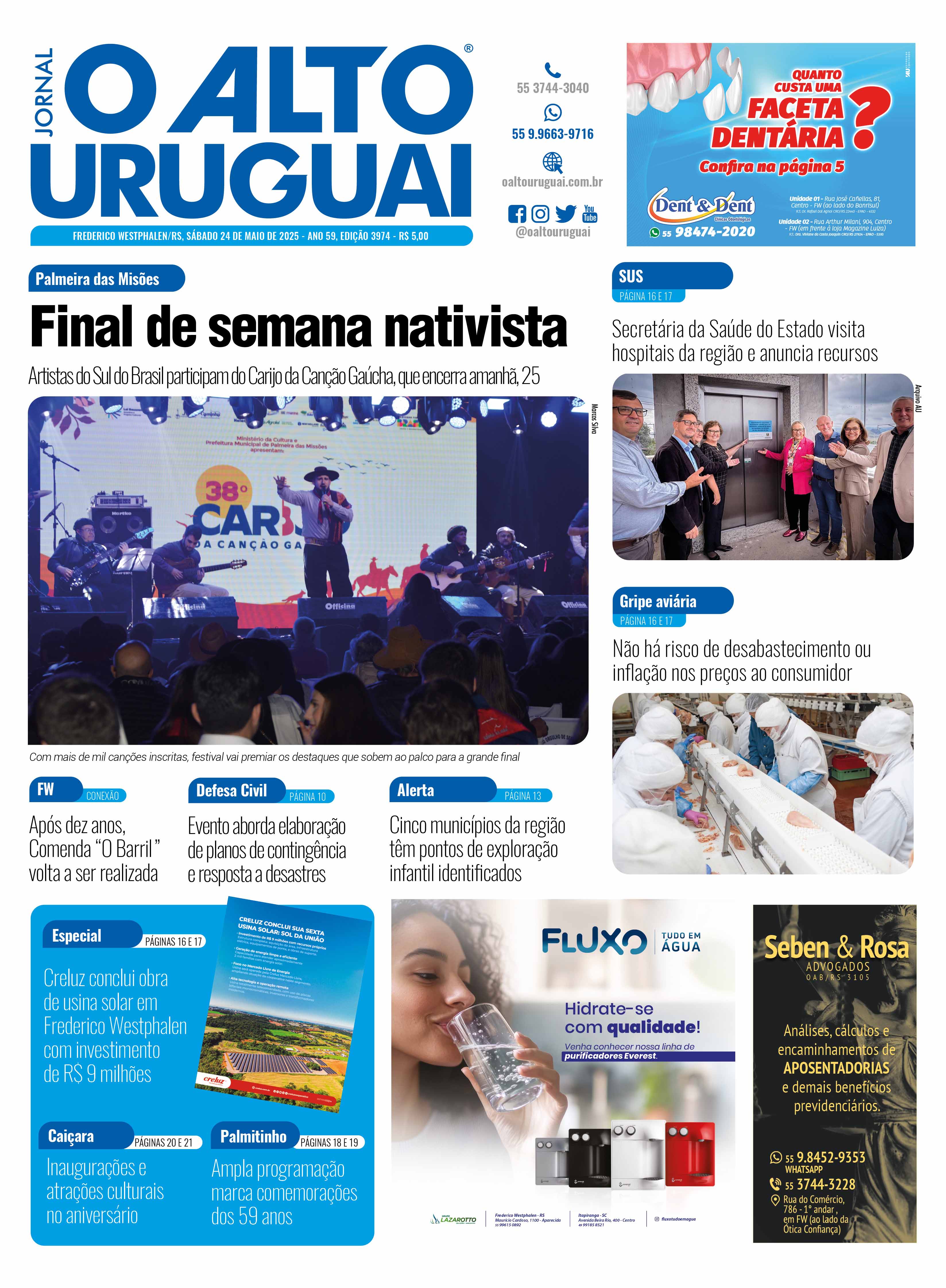 Capa Edição 3974 - Sábado