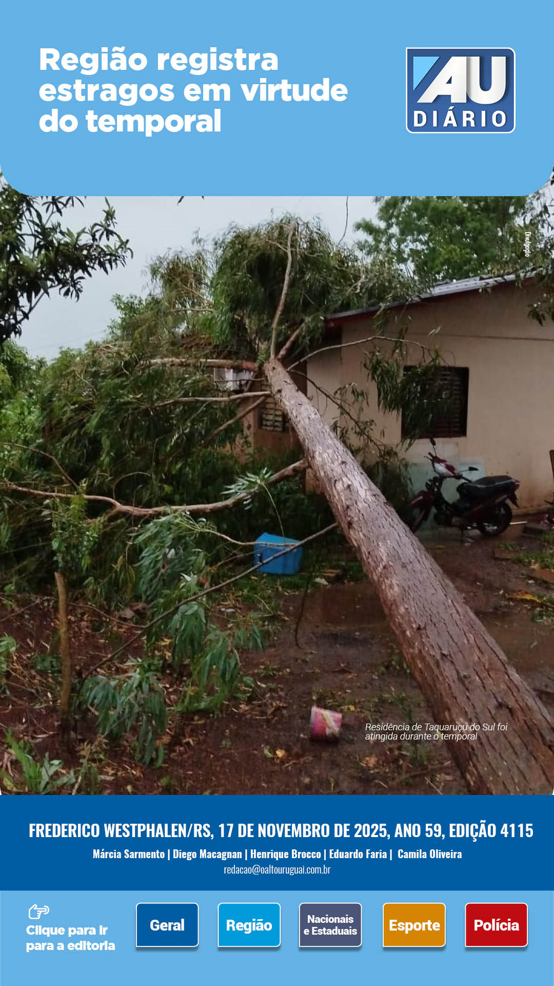 Capa Edição 4115 - Segunda