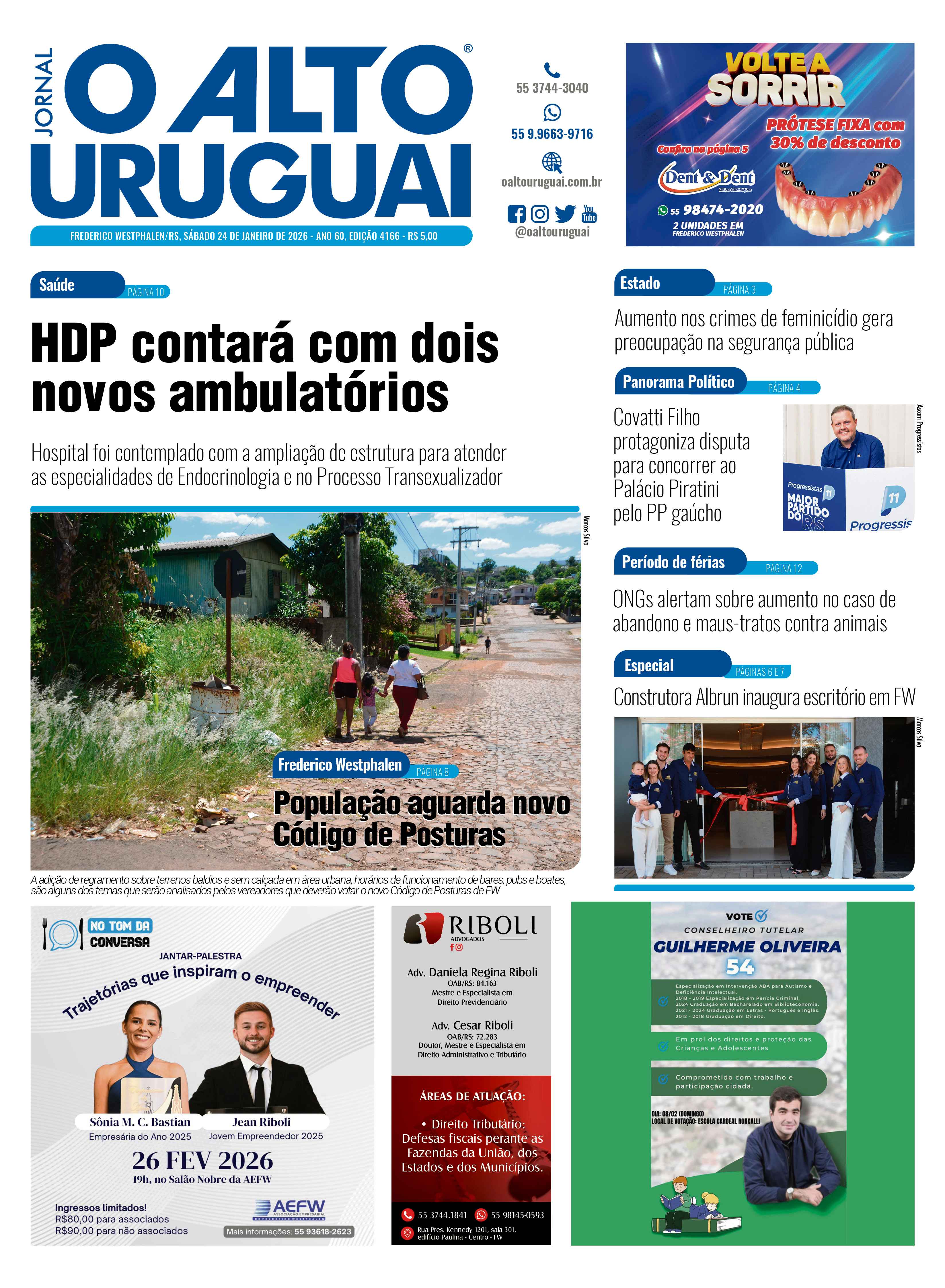 Capa Edição 4166 - Sábado