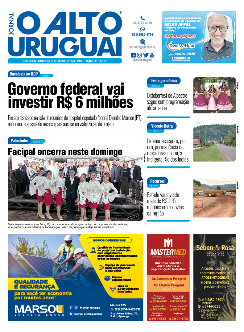 Capa Edição 3732 - Sábado