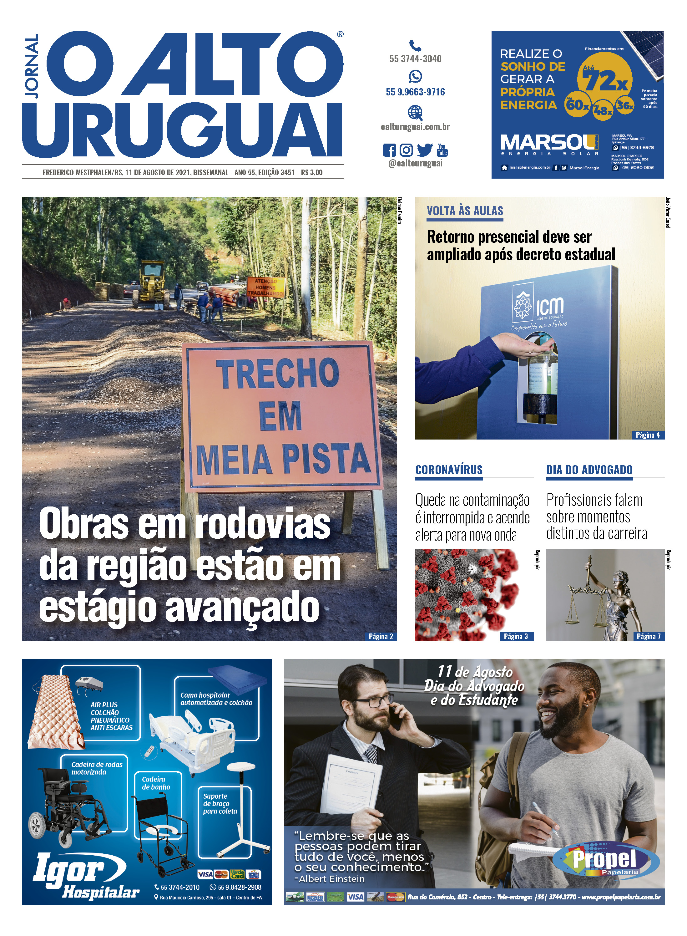 Capa Edição 3451 - Quarta