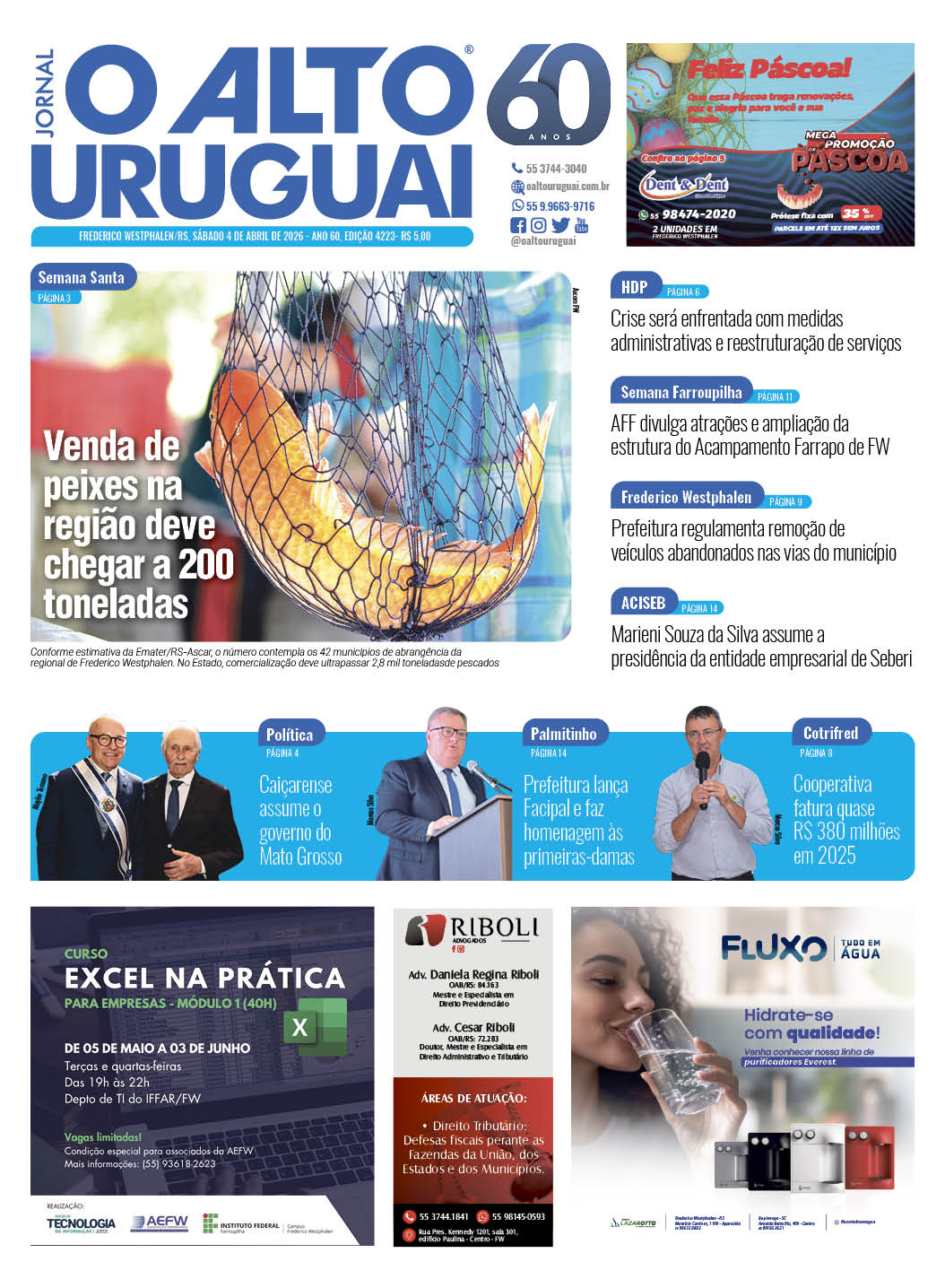 Capa Edição 4223 - Sábado