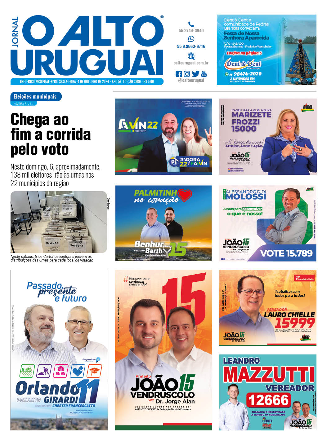 Capa Edição 3880 - Sexta